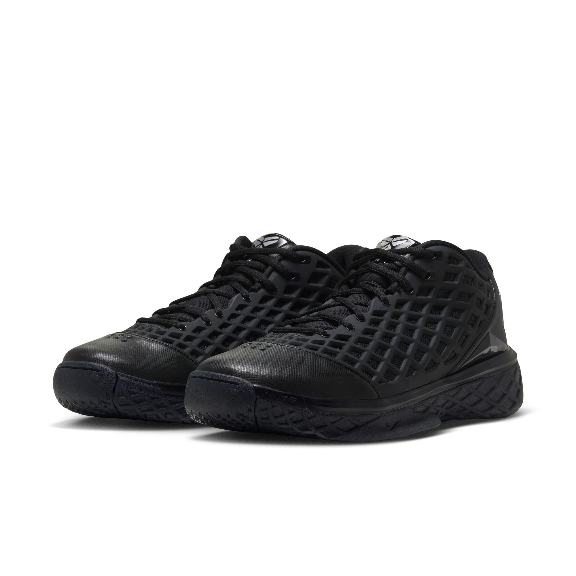 Nike Kobe III Low Protro "Orca" Grade School Kids' Basketball Shoe - BLACK/METALLIC SILVER/COOL GREY
