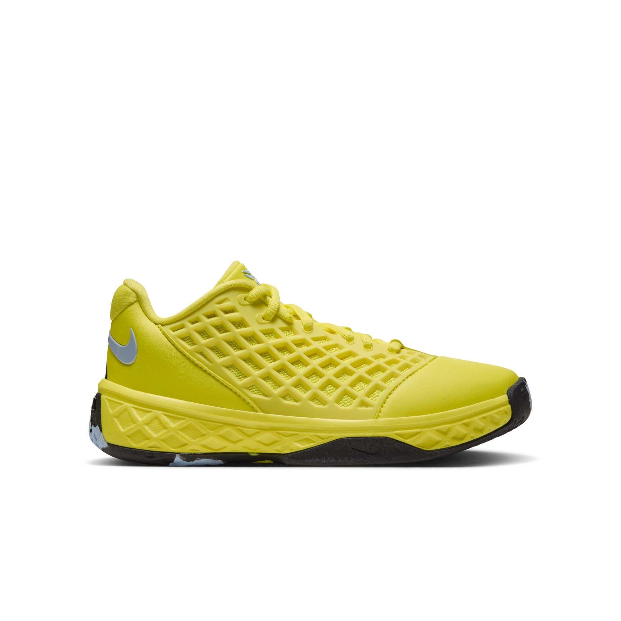 Nike Kobe III Low Protro "Dynamic Yellow" Grade School Kids' Basketball Shoe - DYNAMIC YELLOW/CELESTINE BLUE/BLACK