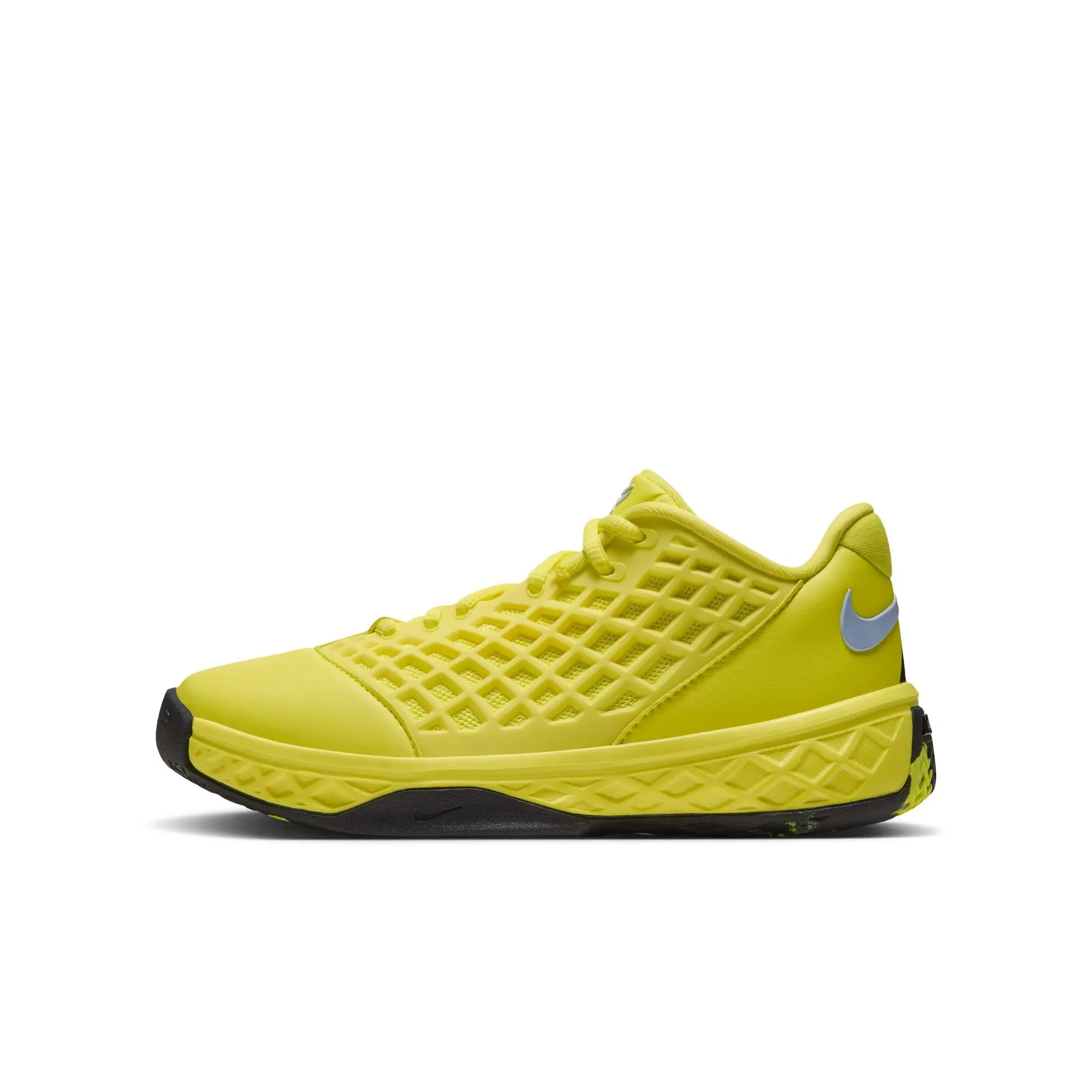 Nike Kobe III Low Protro "Dynamic Yellow" Grade School Kids' Basketball Shoe - DYNAMIC YELLOW/CELESTINE BLUE/BLACK