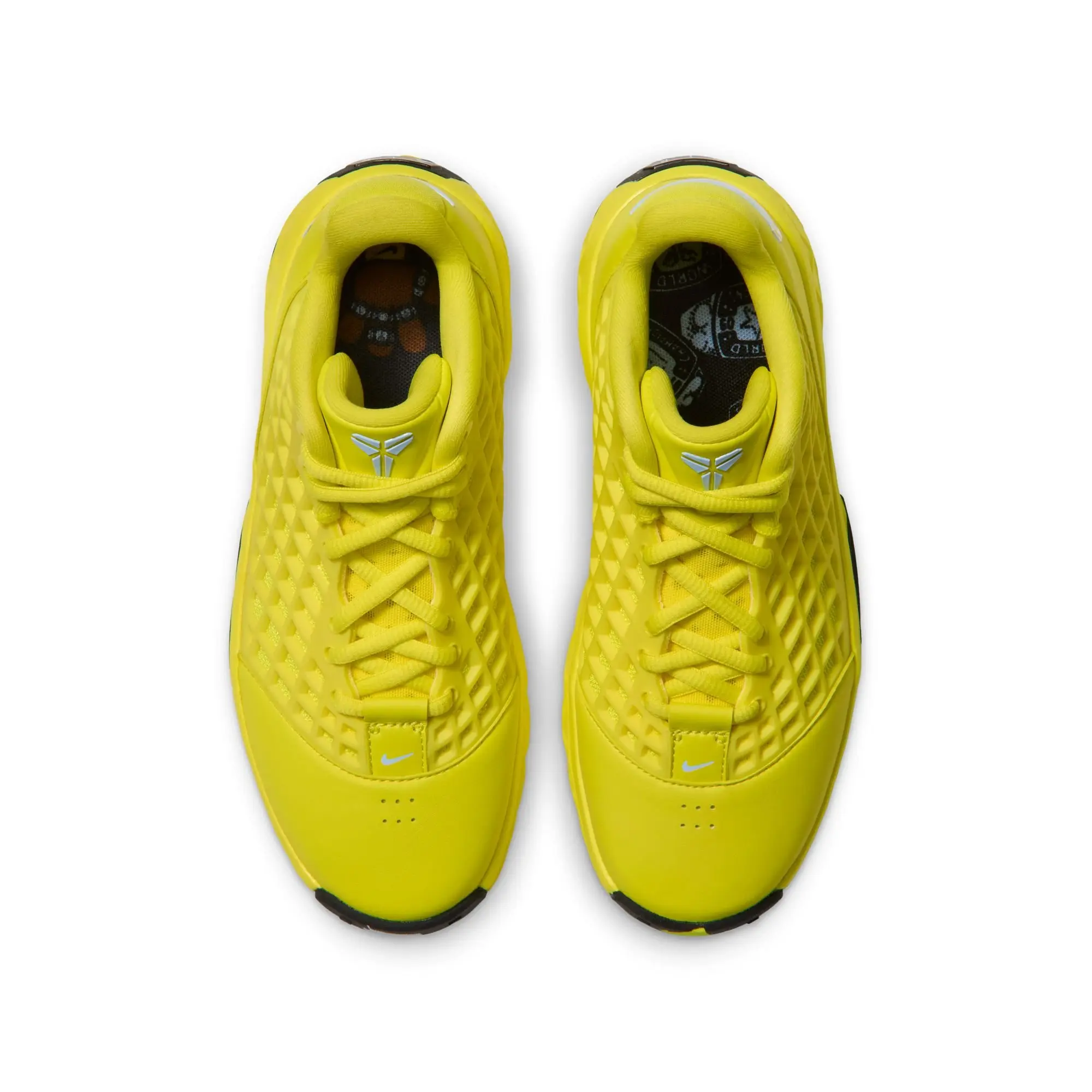 Nike Kobe III Low Protro "Dynamic Yellow" Grade School Kids' Basketball Shoe - DYNAMIC YELLOW/CELESTINE BLUE/BLACK