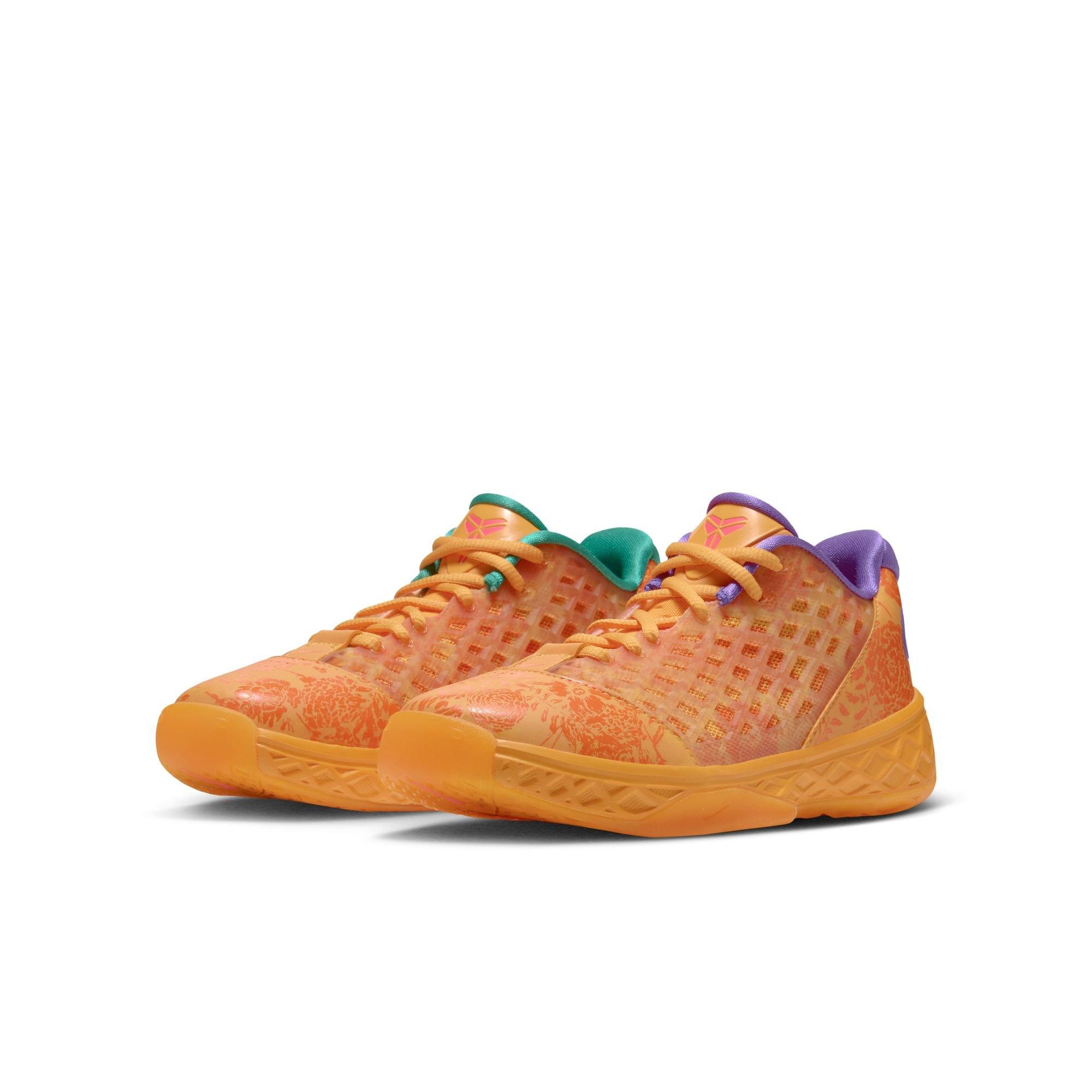Nike Kobe III Low Protro "Mamba Eterno" Grade School Kids' Basketball Shoe - SUNDIAL/MULTI-COLOR/SAFETY ORANGE
