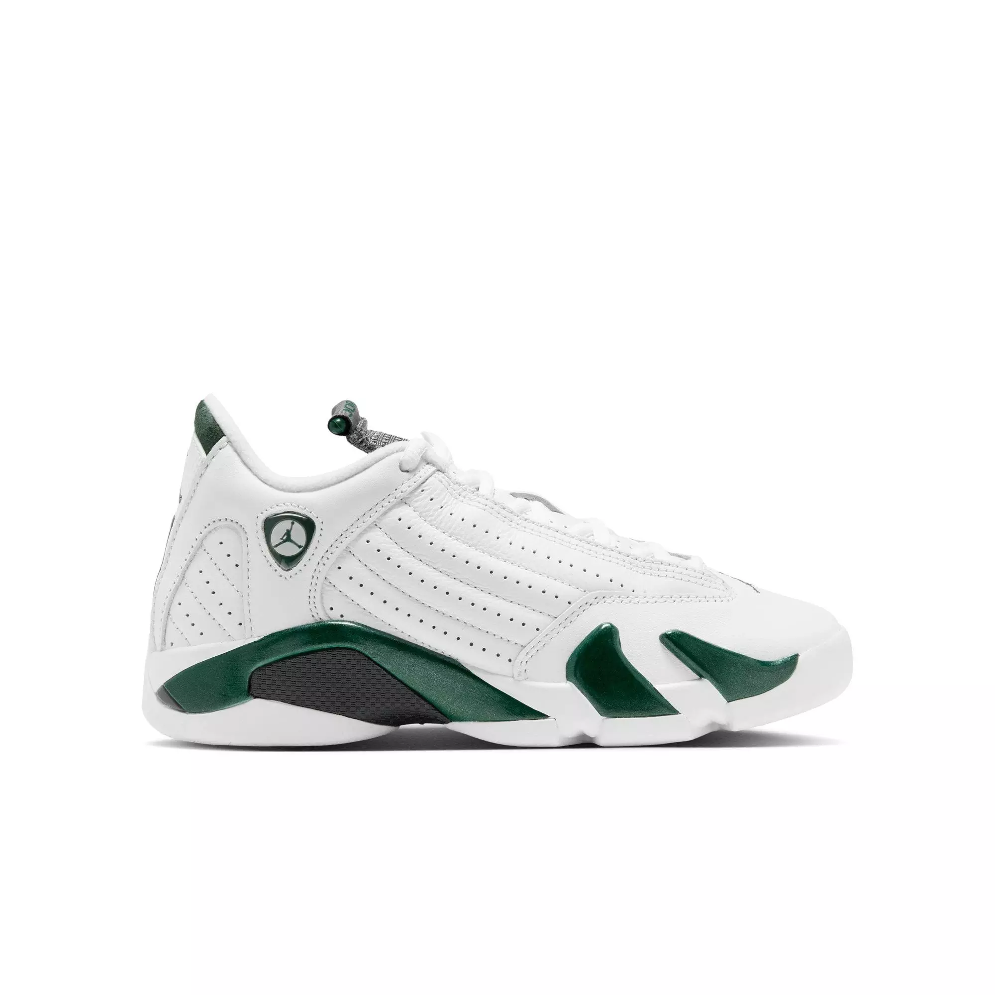 Jordan 14 Retro "Forest Green" Grade School Kids' Shoe - GORGE GREEN/LT GRAPHITE/WHITE
