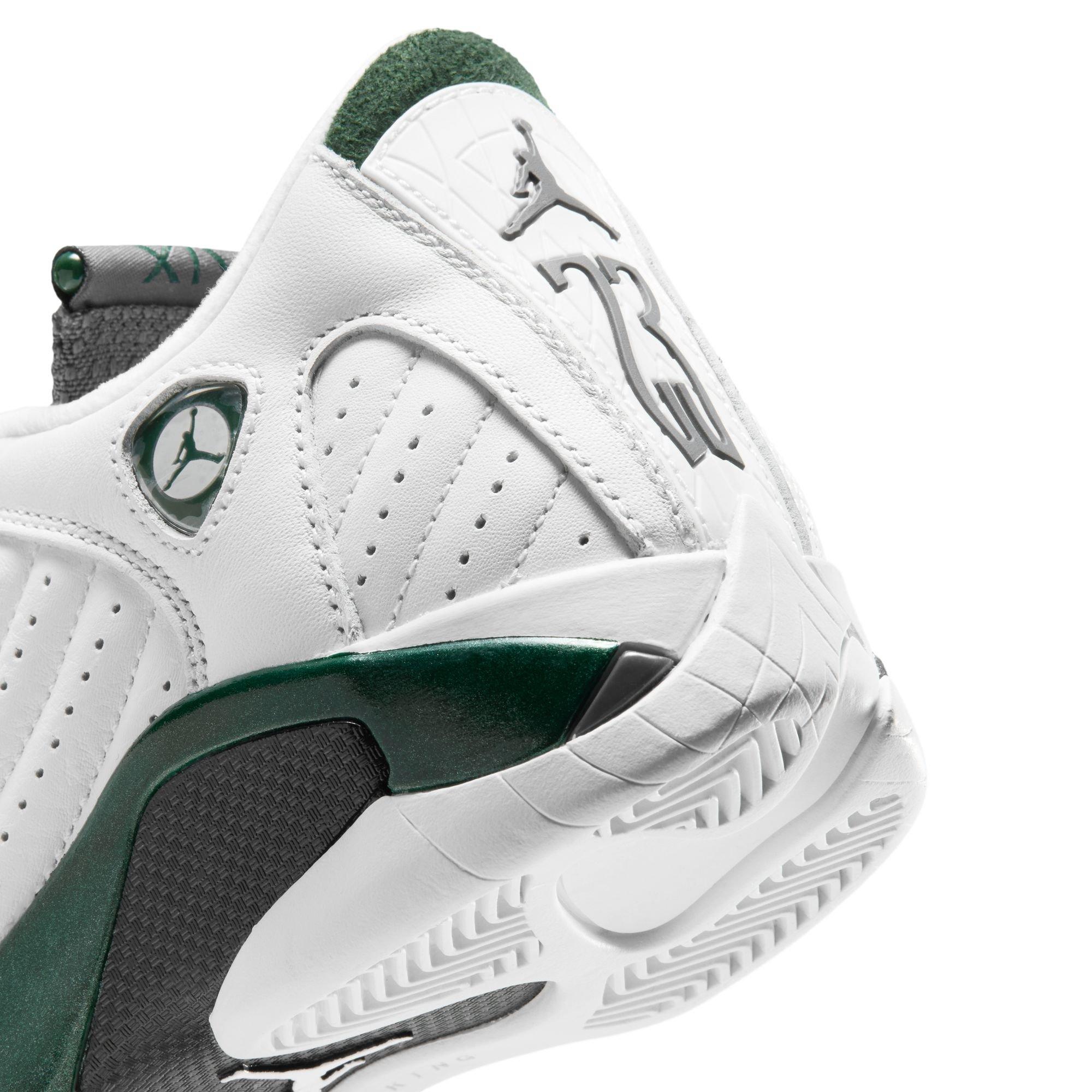 Jordan 14 Retro "Forest Green" Grade School Kids' Shoe - GORGE GREEN/LT GRAPHITE/WHITE