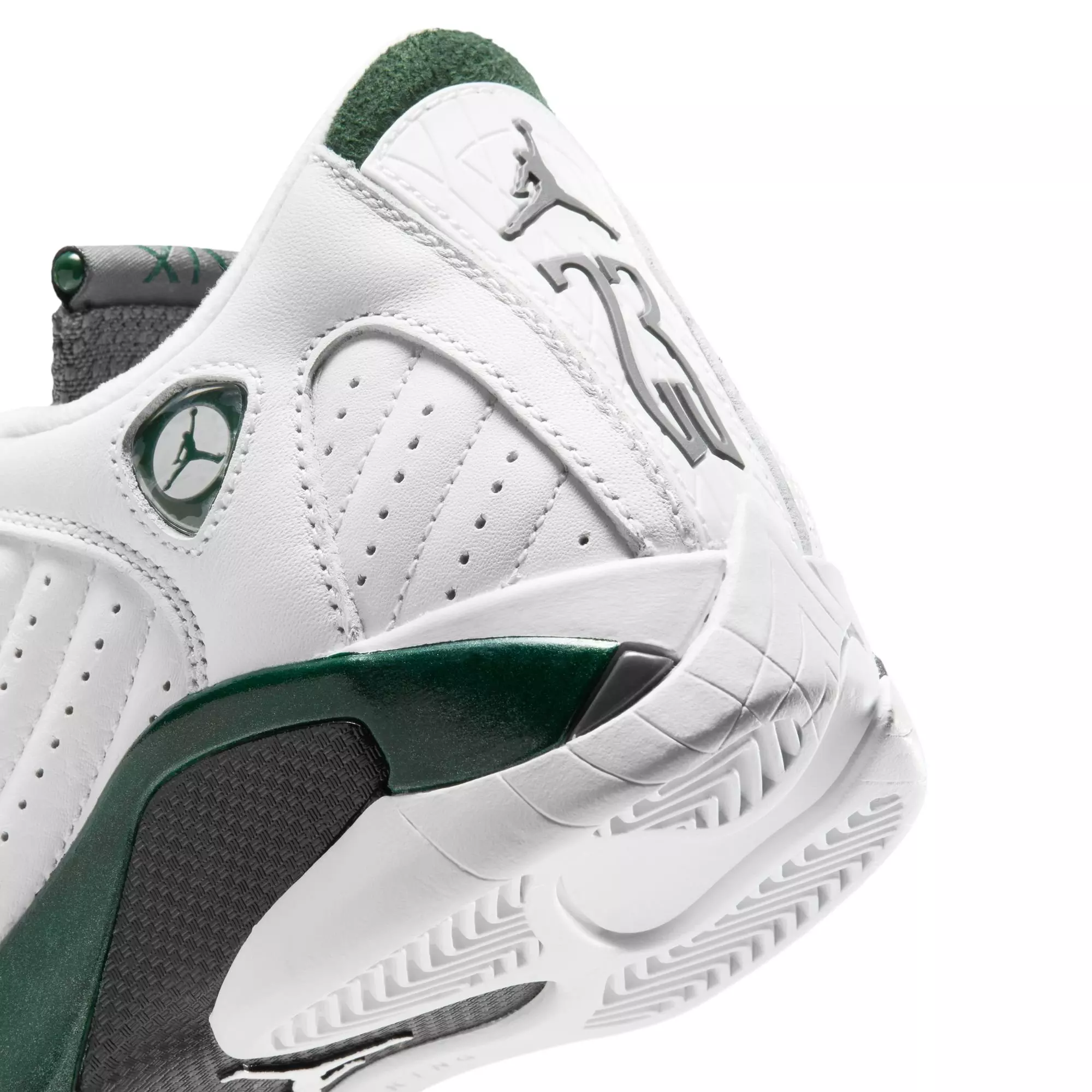 Jordan 14 Retro "Forest Green" Grade School Kids' Shoe - GORGE GREEN/LT GRAPHITE/WHITE