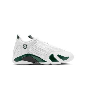 Jordan 14 Retro "Forest Green" Grade School Kids' Shoe - GORGE GREEN/LT GRAPHITE/WHITE