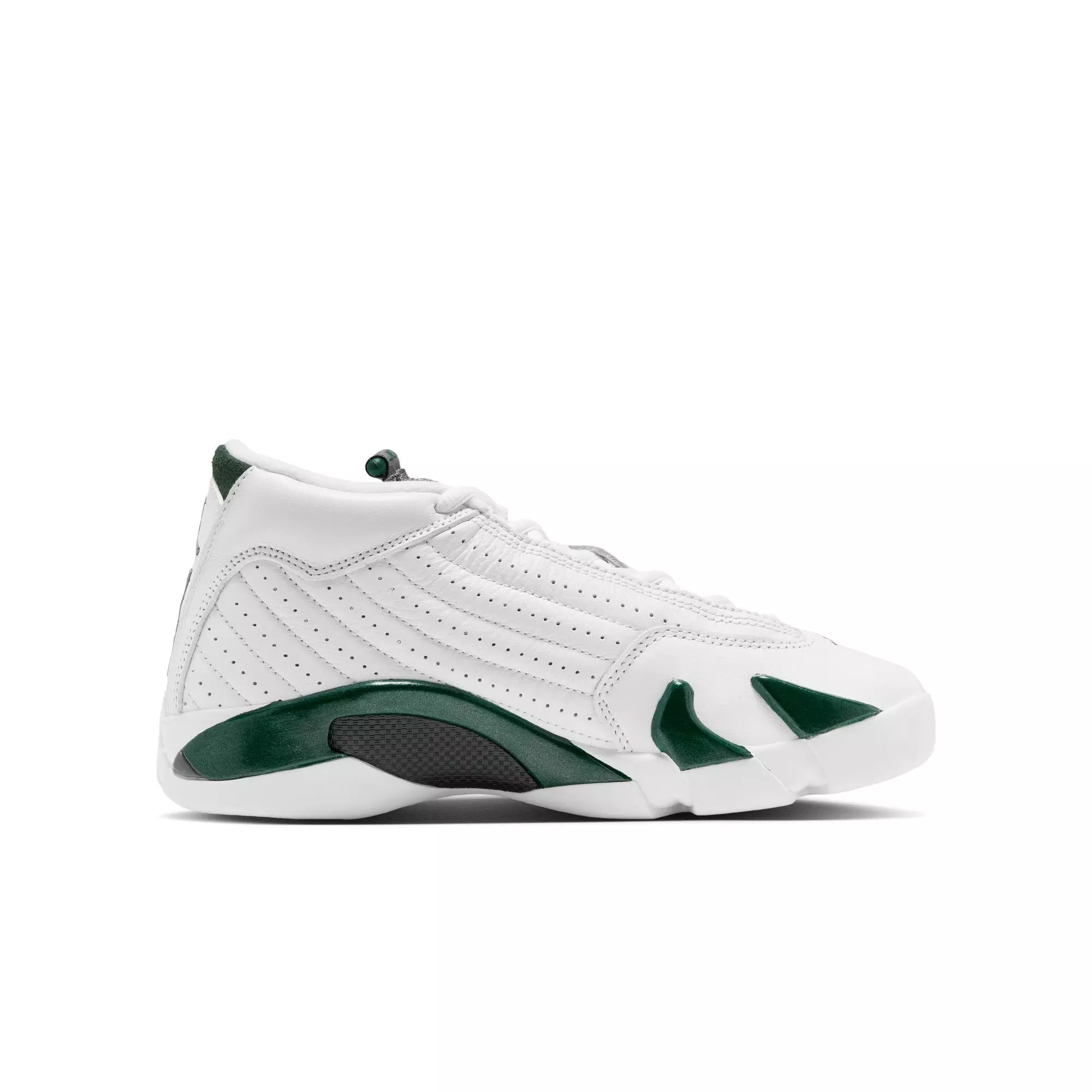 Jordan 14 Retro "Forest Green" Grade School Kids' Shoe - GORGE GREEN/LT GRAPHITE/WHITE