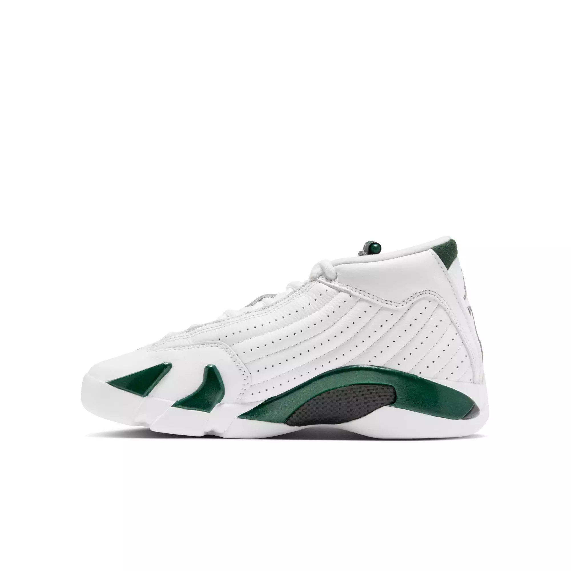 Jordan 14 Retro "Forest Green" Grade School Kids' Shoe - GORGE GREEN/LT GRAPHITE/WHITE