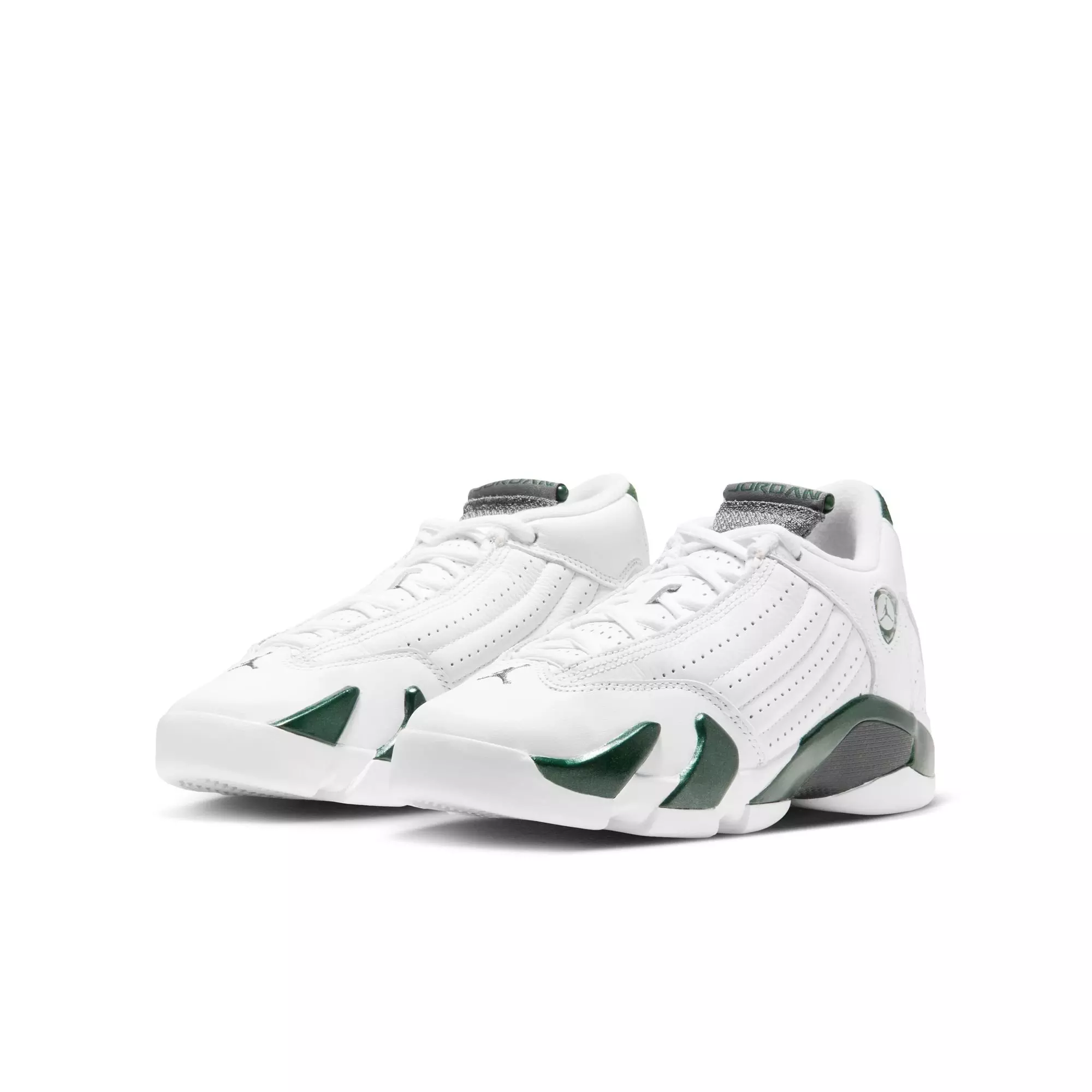Jordan 14 Retro "Forest Green" Grade School Kids' Shoe - GORGE GREEN/LT GRAPHITE/WHITE