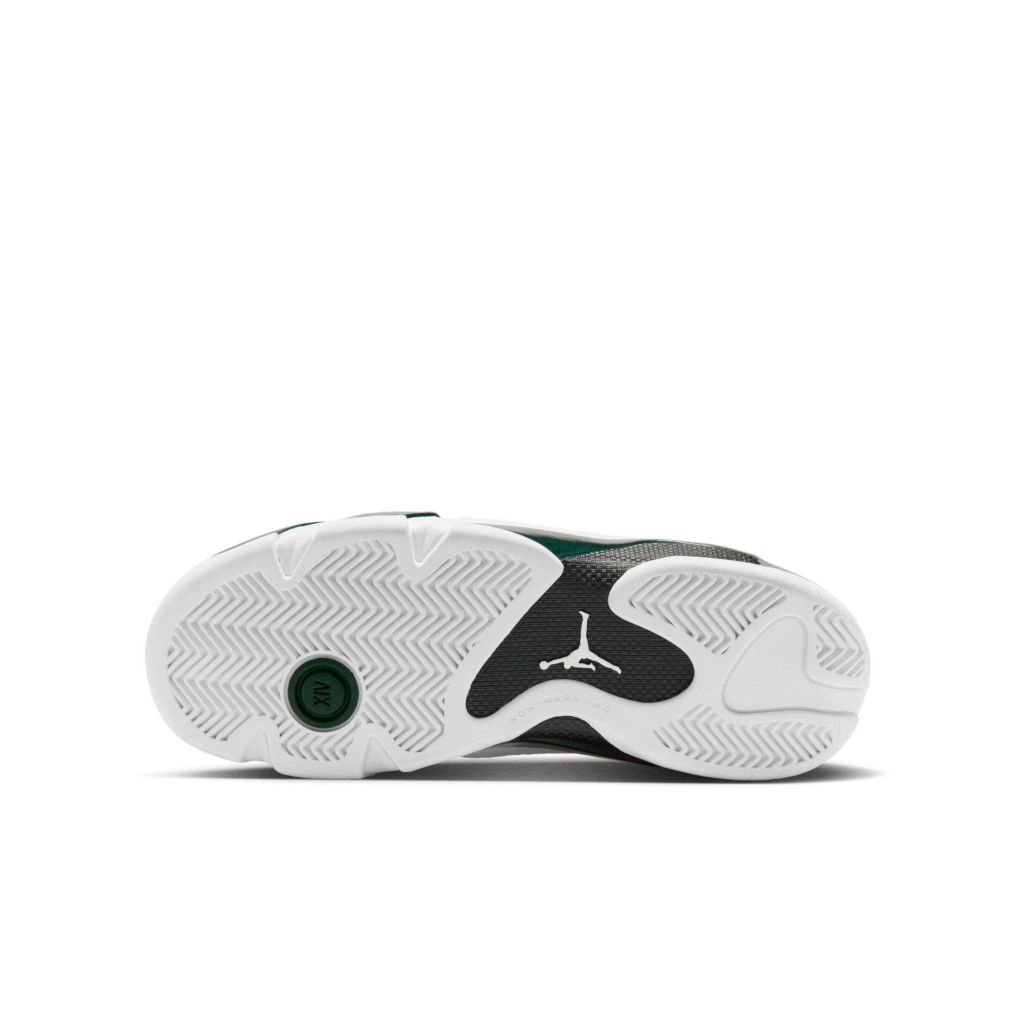 Jordan 14 Retro "Forest Green" Grade School Kids' Shoe - GORGE GREEN/LT GRAPHITE/WHITE