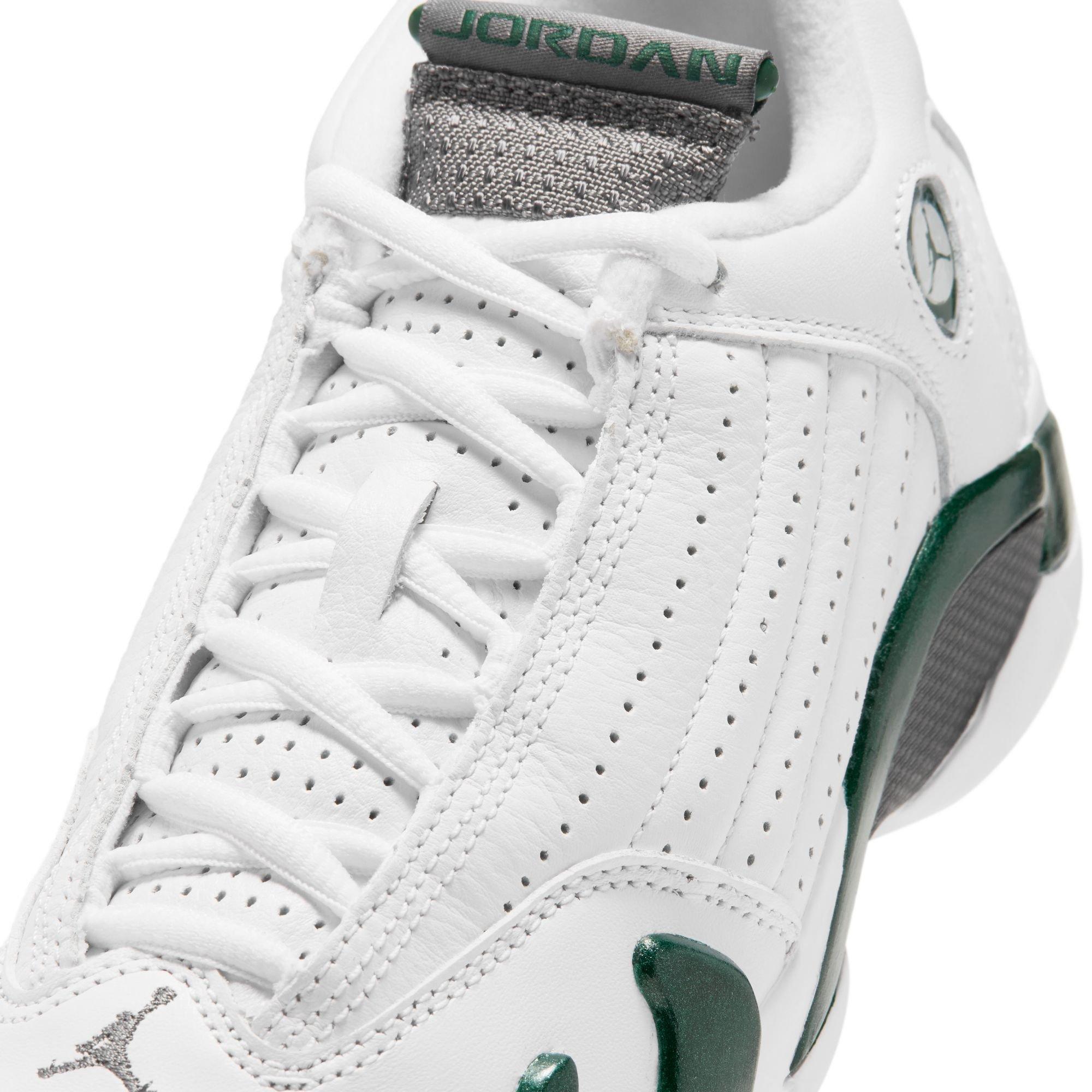 Jordan 14 Retro "Forest Green" Grade School Kids' Shoe - GORGE GREEN/LT GRAPHITE/WHITE