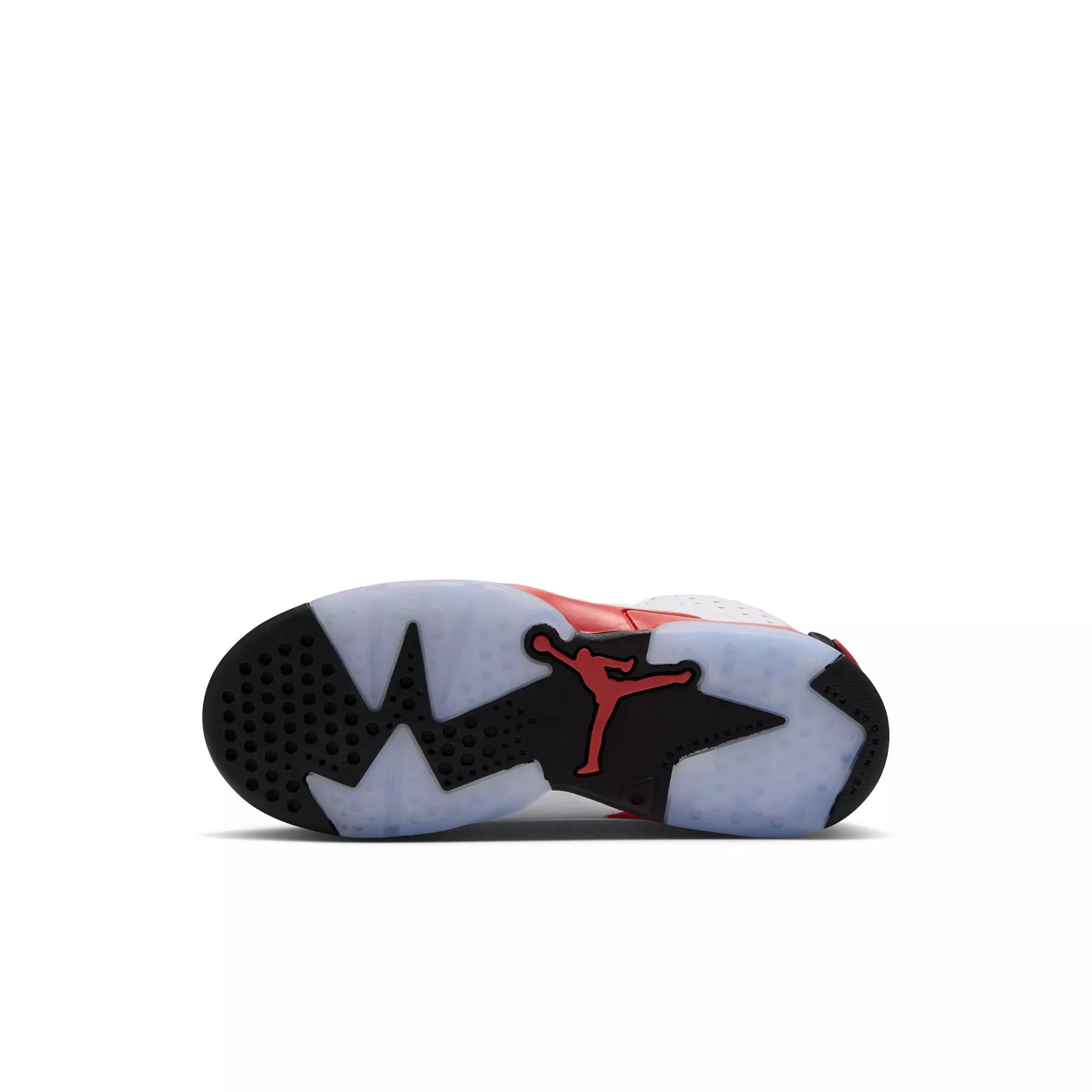 Jordan 6 Retro "White Infrared" Preschool Kids' Shoe - WHITE/LT CRIMSON/BLACK