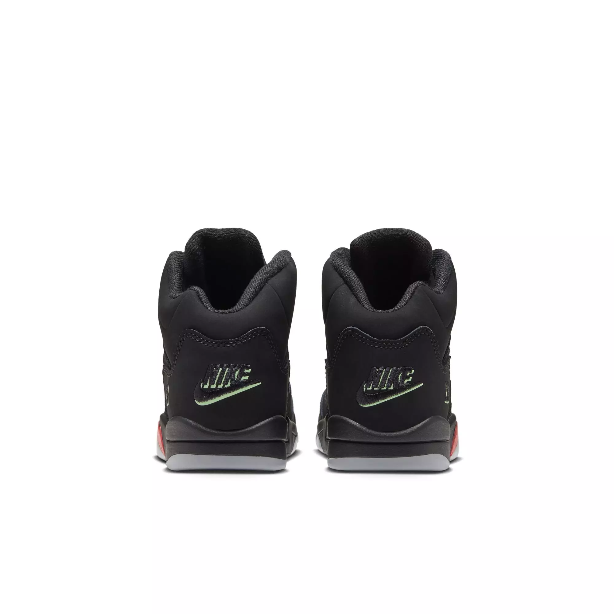 Jordan 5 Retro "Halloween" Preschool Kids' Shoe - BLACK/PICANTE RED/GLOW N THE DARK