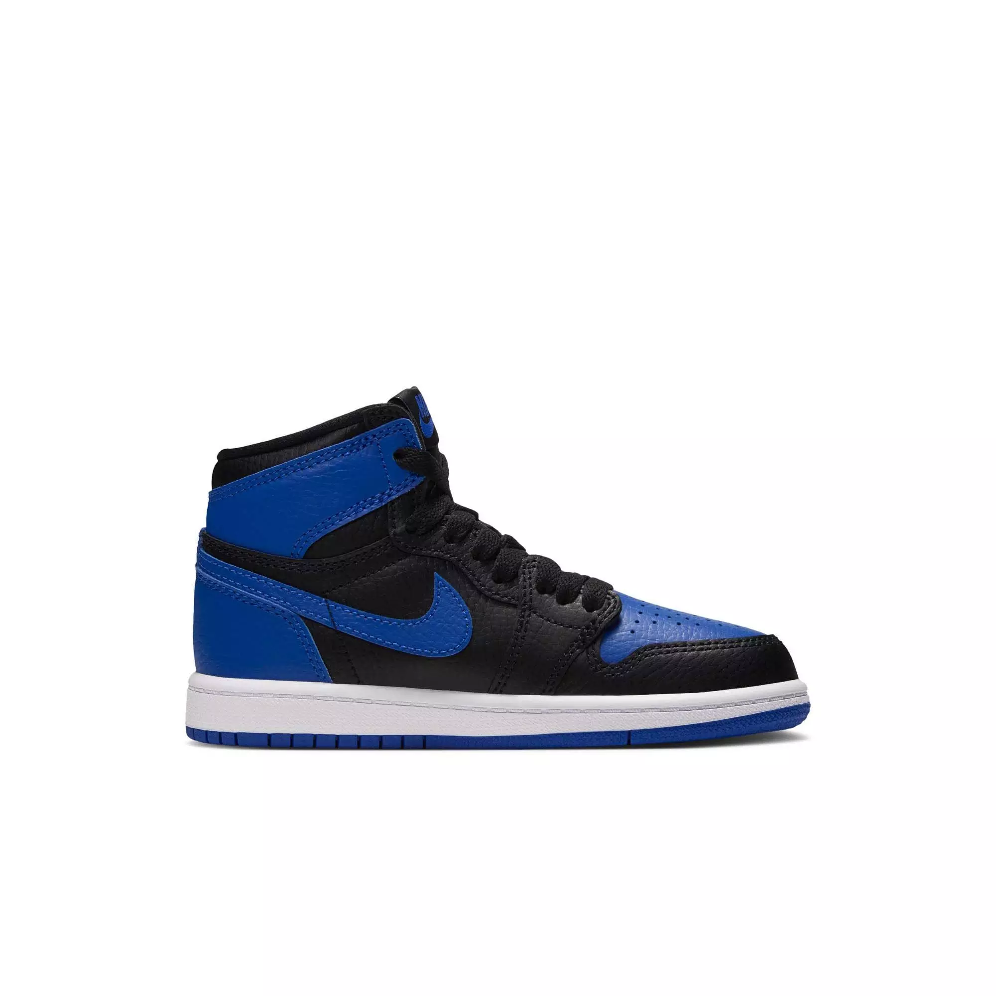 Jordan 1 Retro High OG "Royal" Preschool Kids' Shoe - BLACK/GAME ROYAL/WHITE