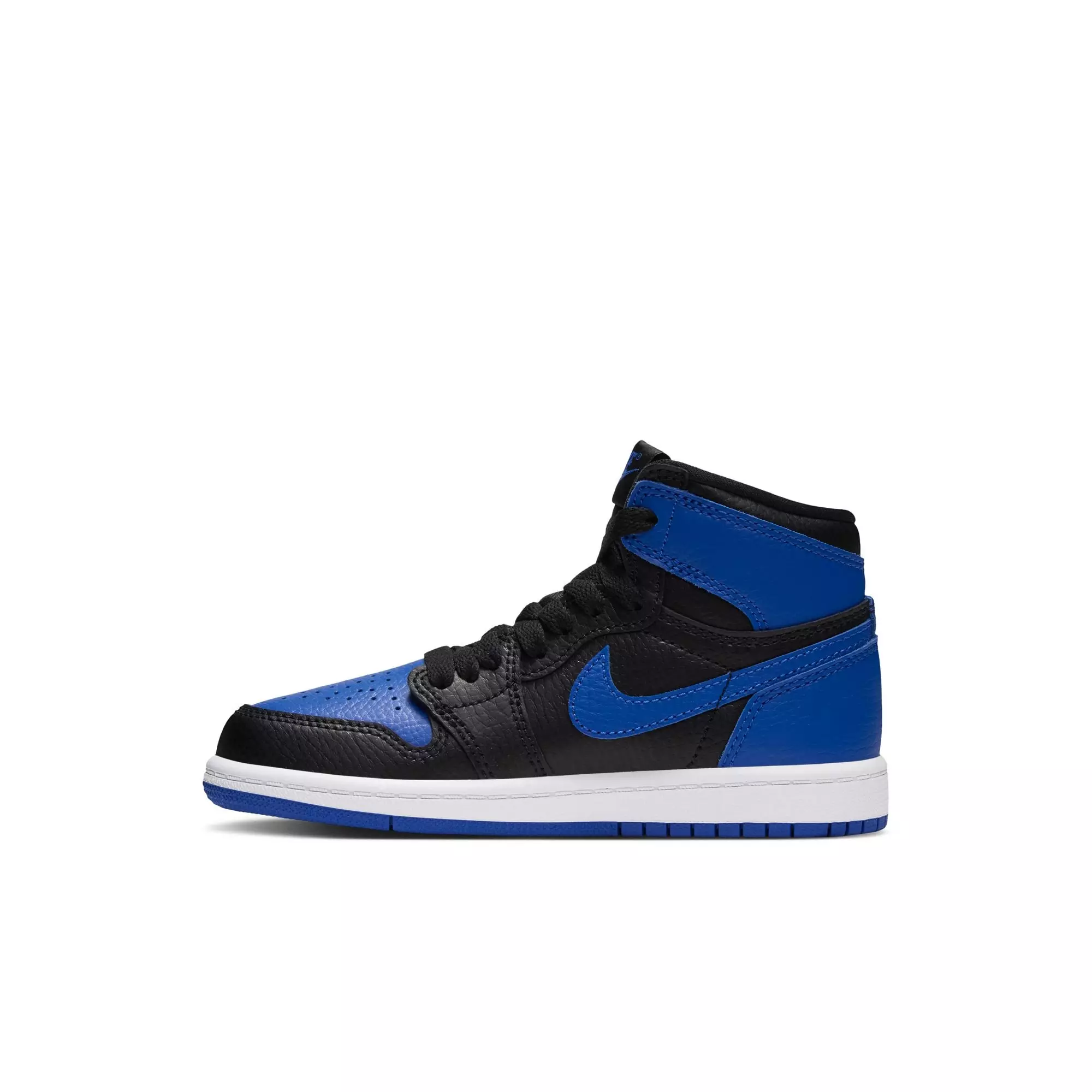 Jordan 1 Retro High OG "Royal" Preschool Kids' Shoe - BLACK/GAME ROYAL/WHITE