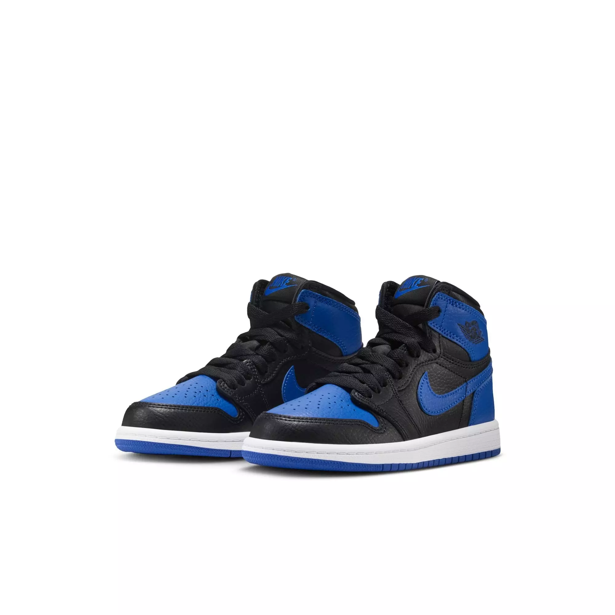 Jordan 1 Retro High OG "Royal" Preschool Kids' Shoe - BLACK/GAME ROYAL/WHITE