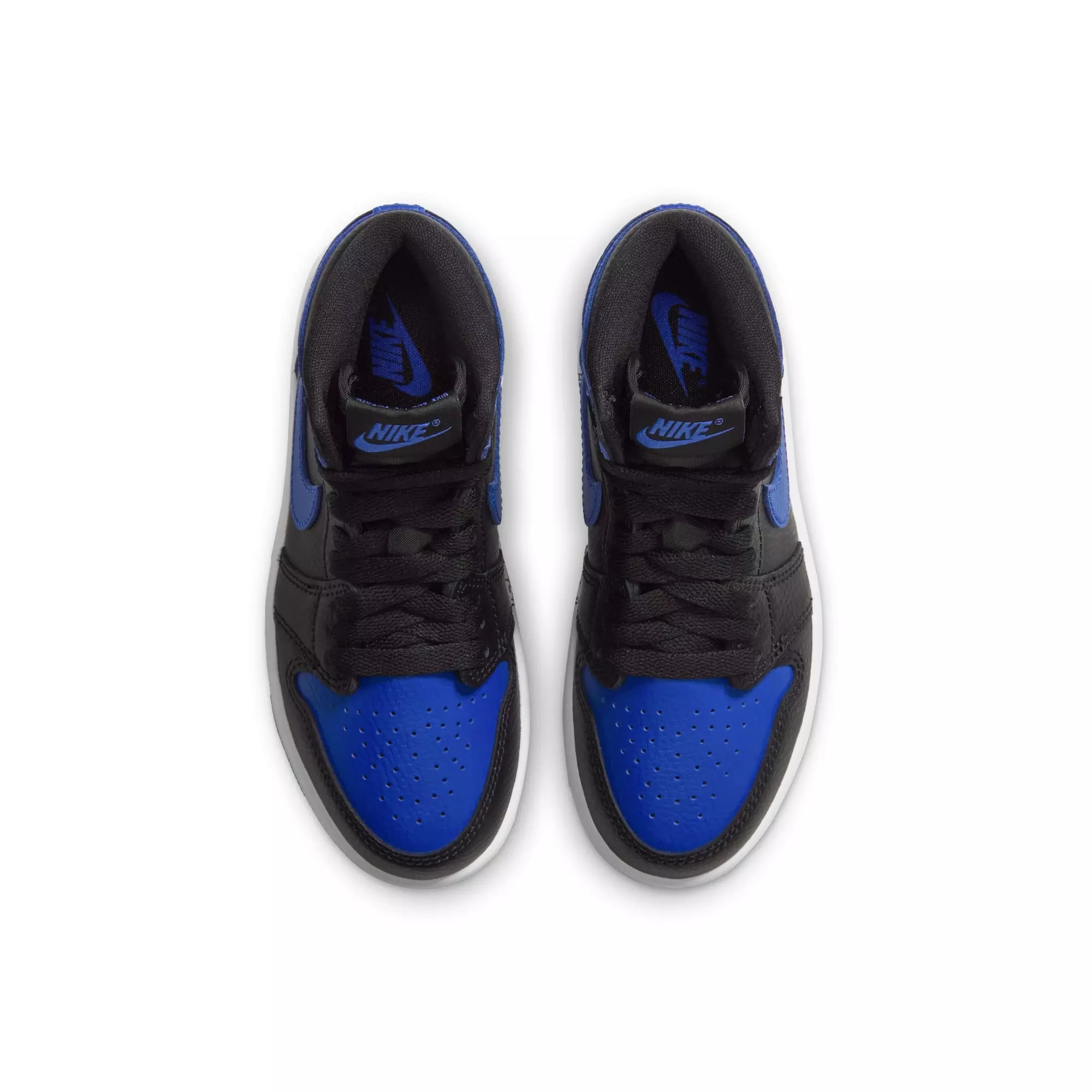 Jordan 1 Retro High OG "Royal" Preschool Kids' Shoe - BLACK/GAME ROYAL/WHITE