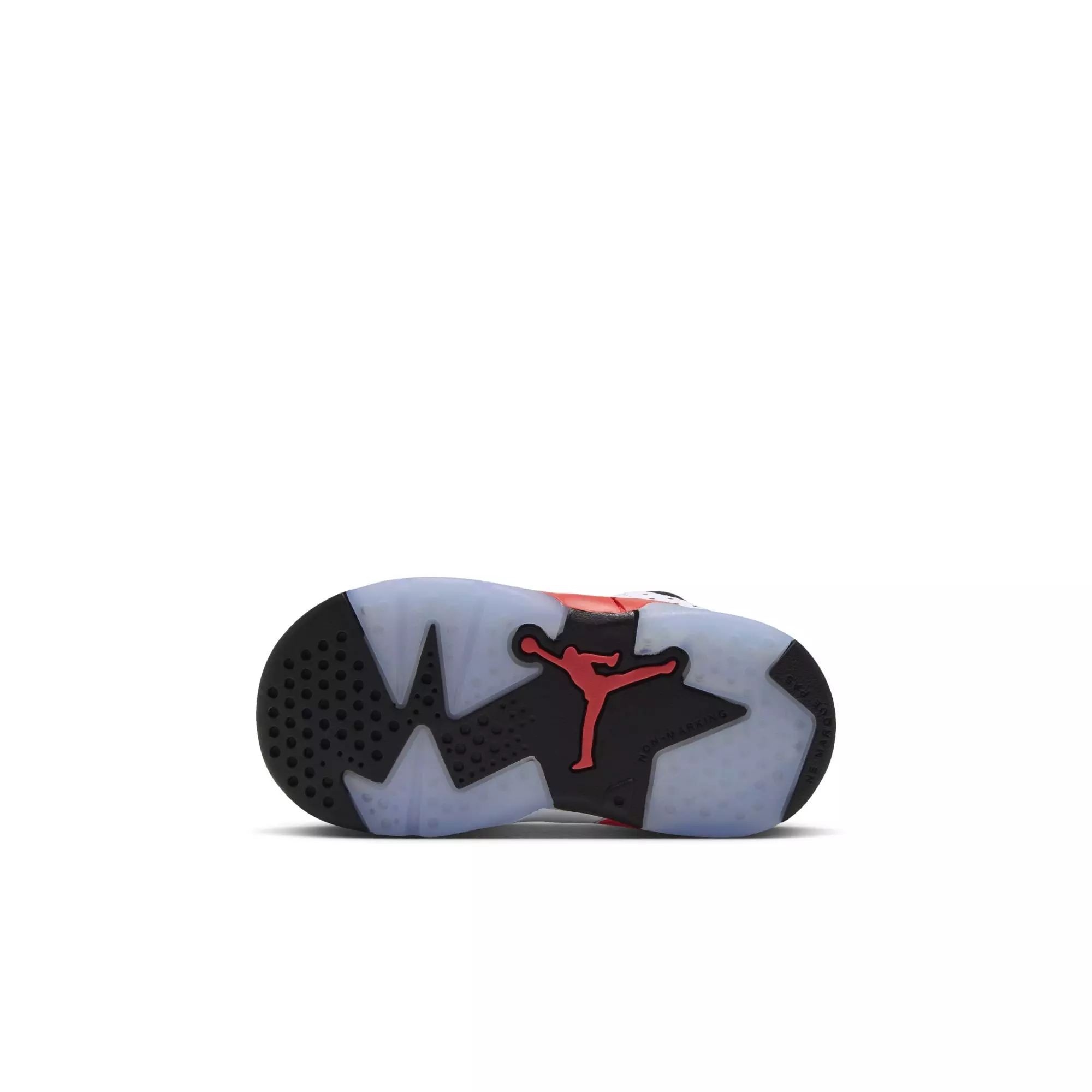 Jordan 6 Retro "White Infrared" Toddler Kids' Shoe - WHITE/LT CRIMSON/BLACK