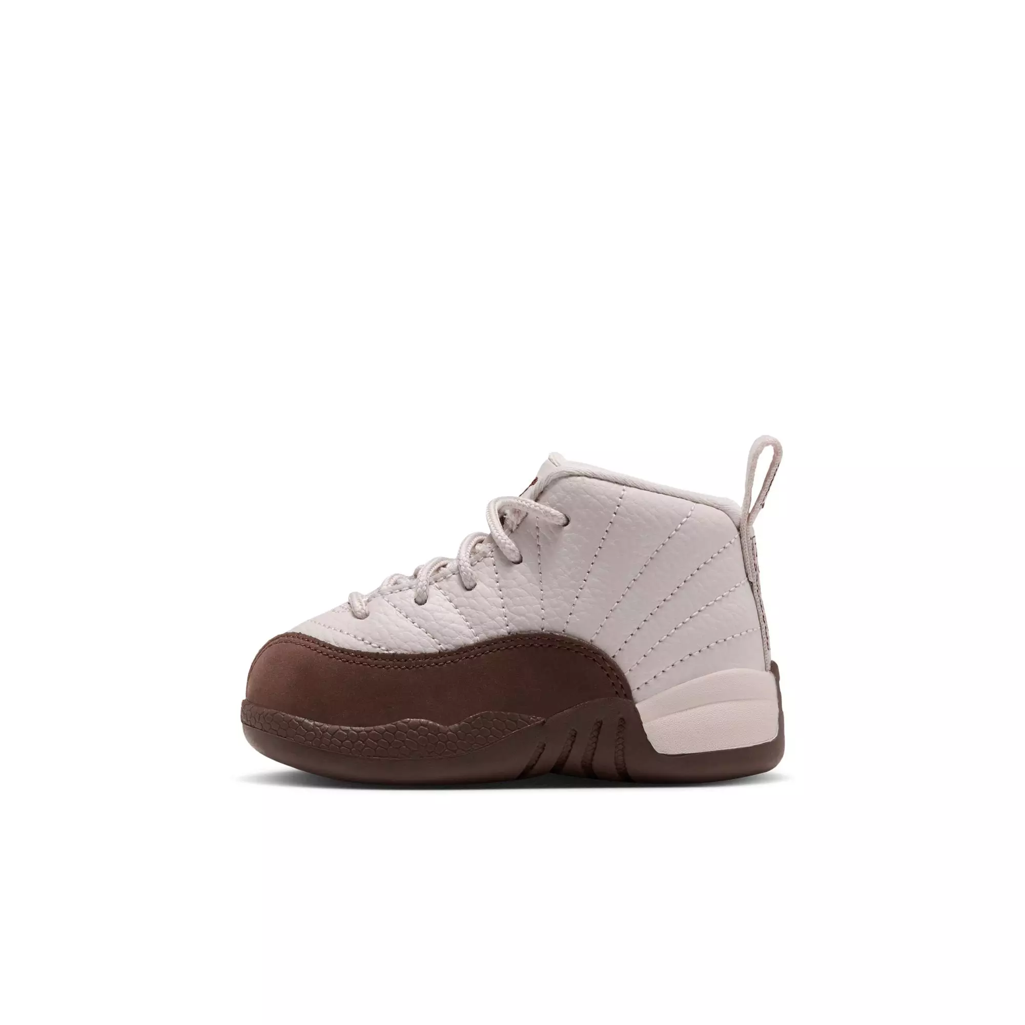 Jordan 12 Retro "Fireside" Toddler Kids' Shoe - LT OREWOOD BRN/CACAO WOW