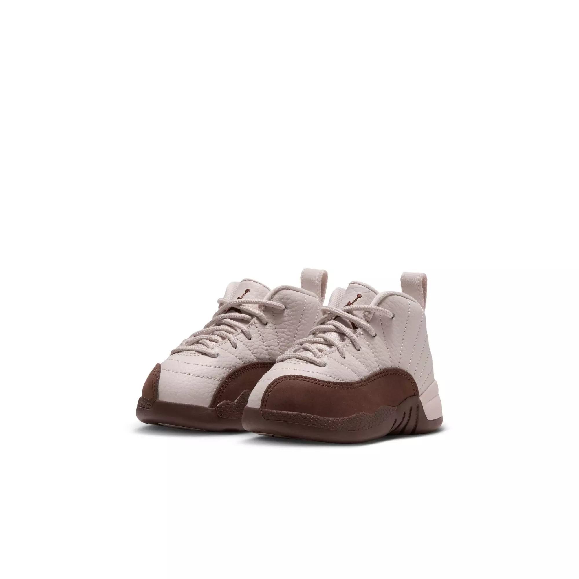 Jordan 12 Retro "Fireside" Toddler Kids' Shoe - LT OREWOOD BRN/CACAO WOW