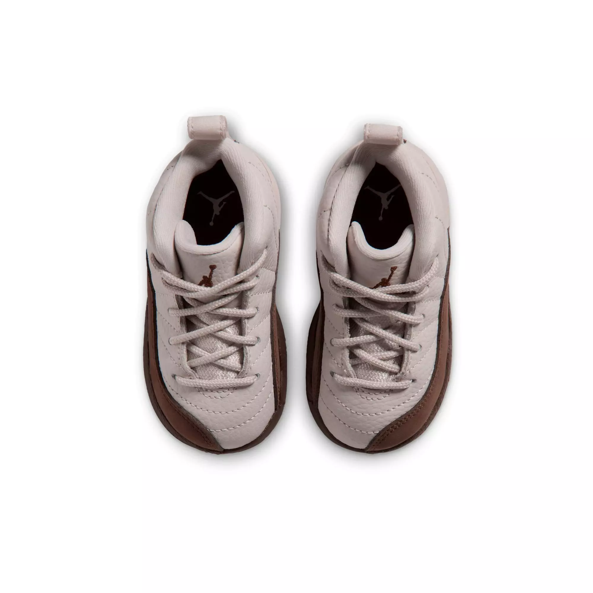Jordan 12 Retro "Fireside" Toddler Kids' Shoe - LT OREWOOD BRN/CACAO WOW