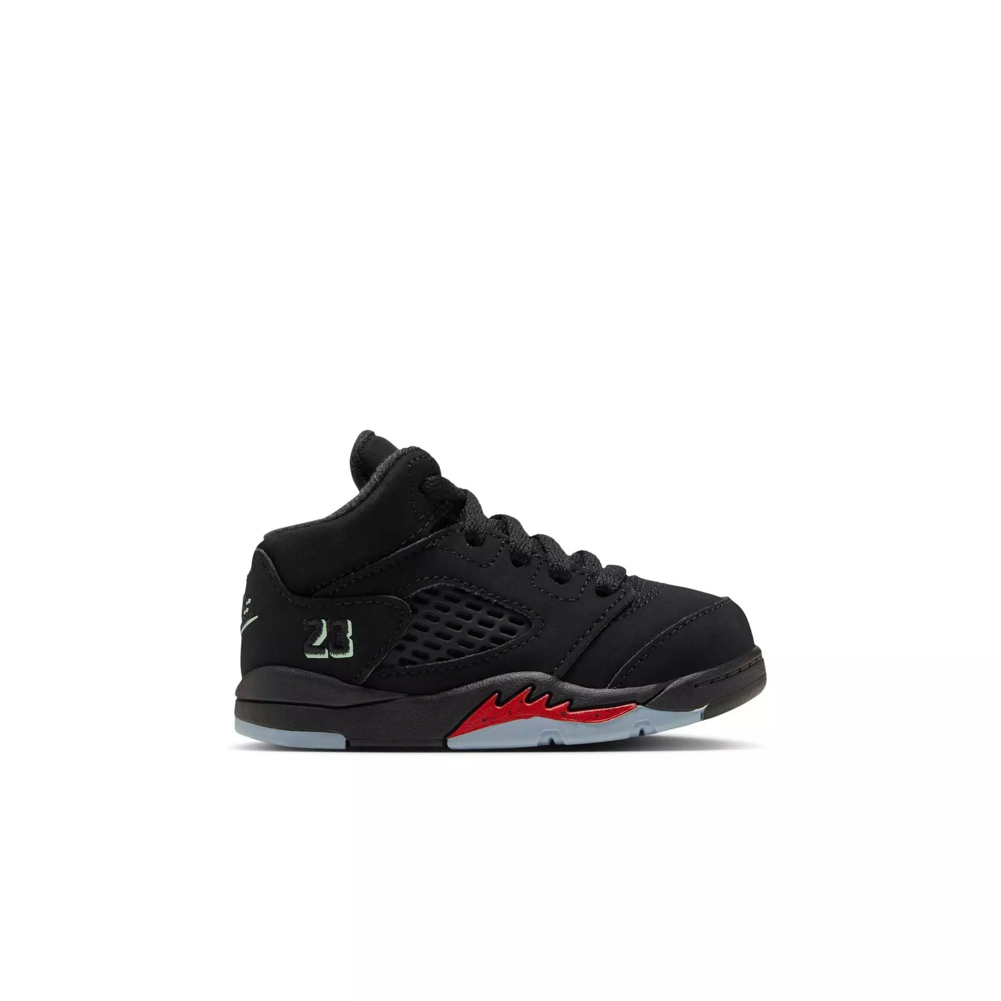 Jordan 5 Retro "Halloween" Toddler Kids' Shoe - BLACK/PICANTE RED/GLOW N THE DARK