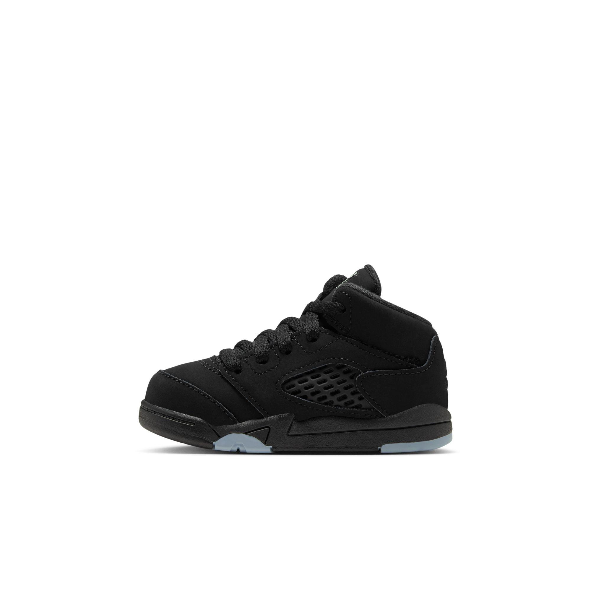 Jordan 5 Retro "Halloween" Toddler Kids' Shoe - BLACK/PICANTE RED/GLOW N THE DARK