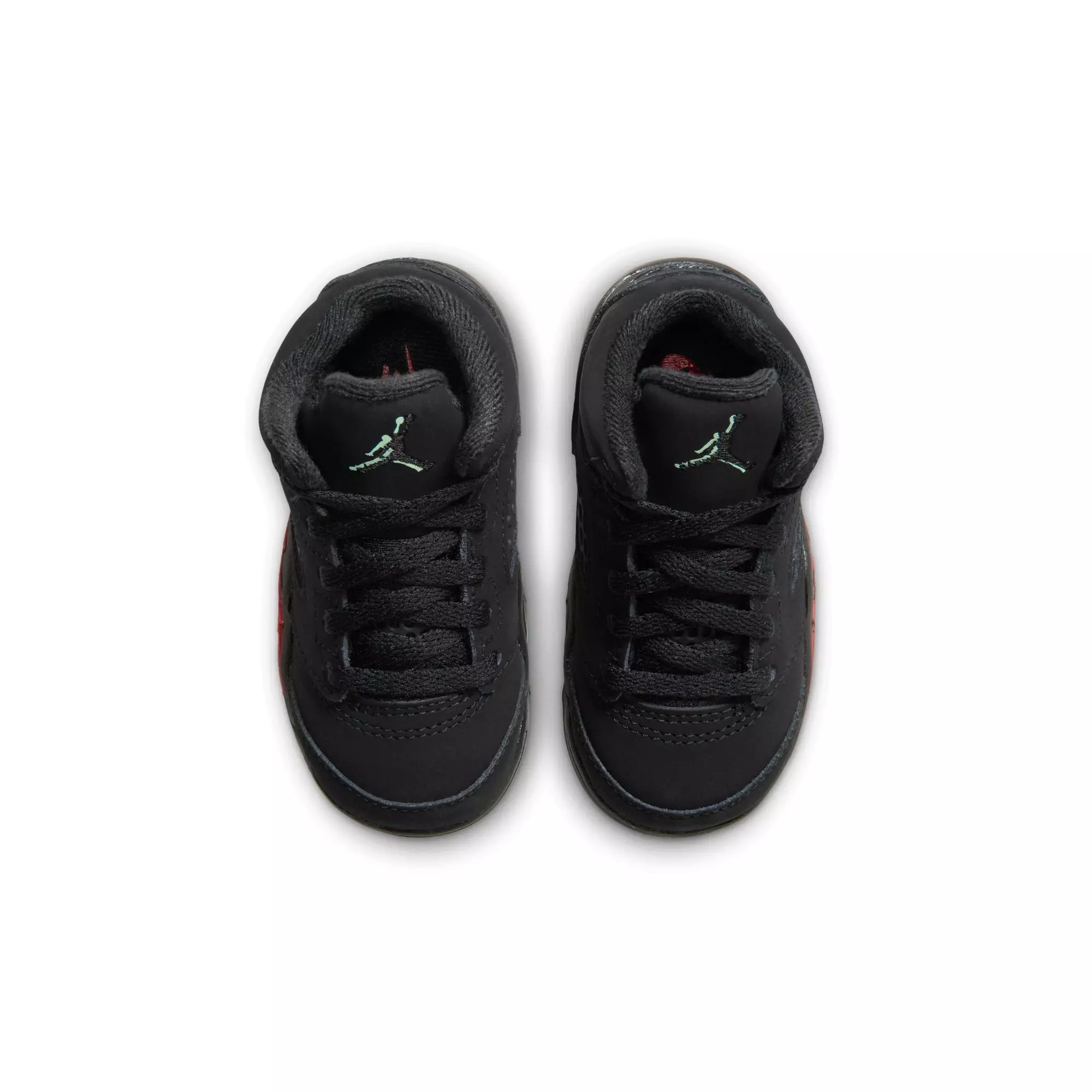 Jordan 5 Retro "Halloween" Toddler Kids' Shoe - BLACK/PICANTE RED/GLOW N THE DARK