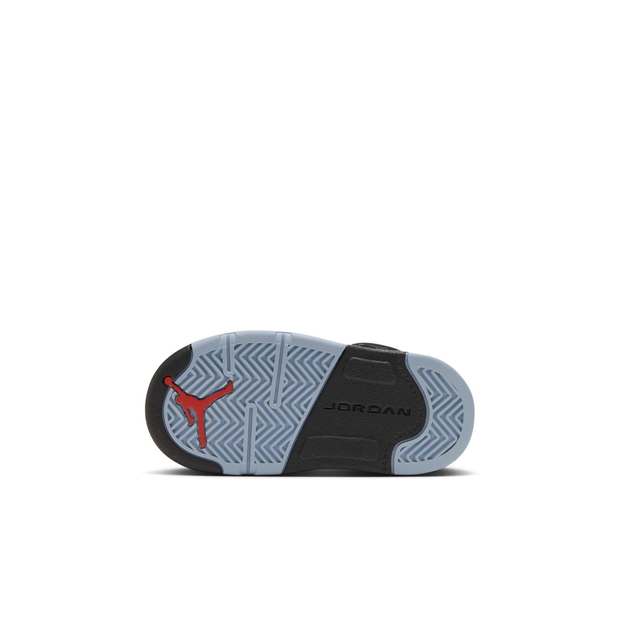 Jordan 5 Retro "Halloween" Toddler Kids' Shoe - BLACK/PICANTE RED/GLOW N THE DARK
