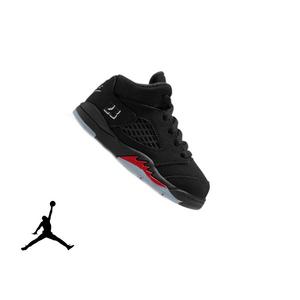 Jordan 5 Retro "Halloween" Toddler Kids' Shoe - BLACK/PICANTE RED/GLOW N THE DARK
