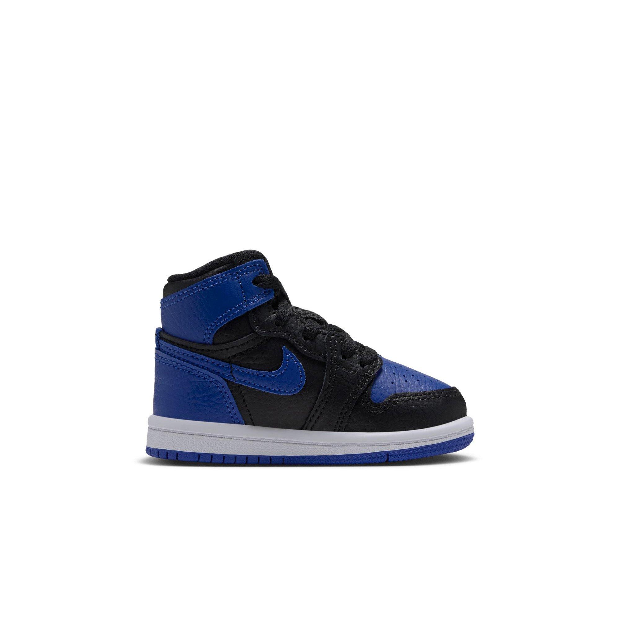 Jordan 1 Retro High OG "Royal" Toddler Kids' Shoe - BLACK/GAME ROYAL/WHITE