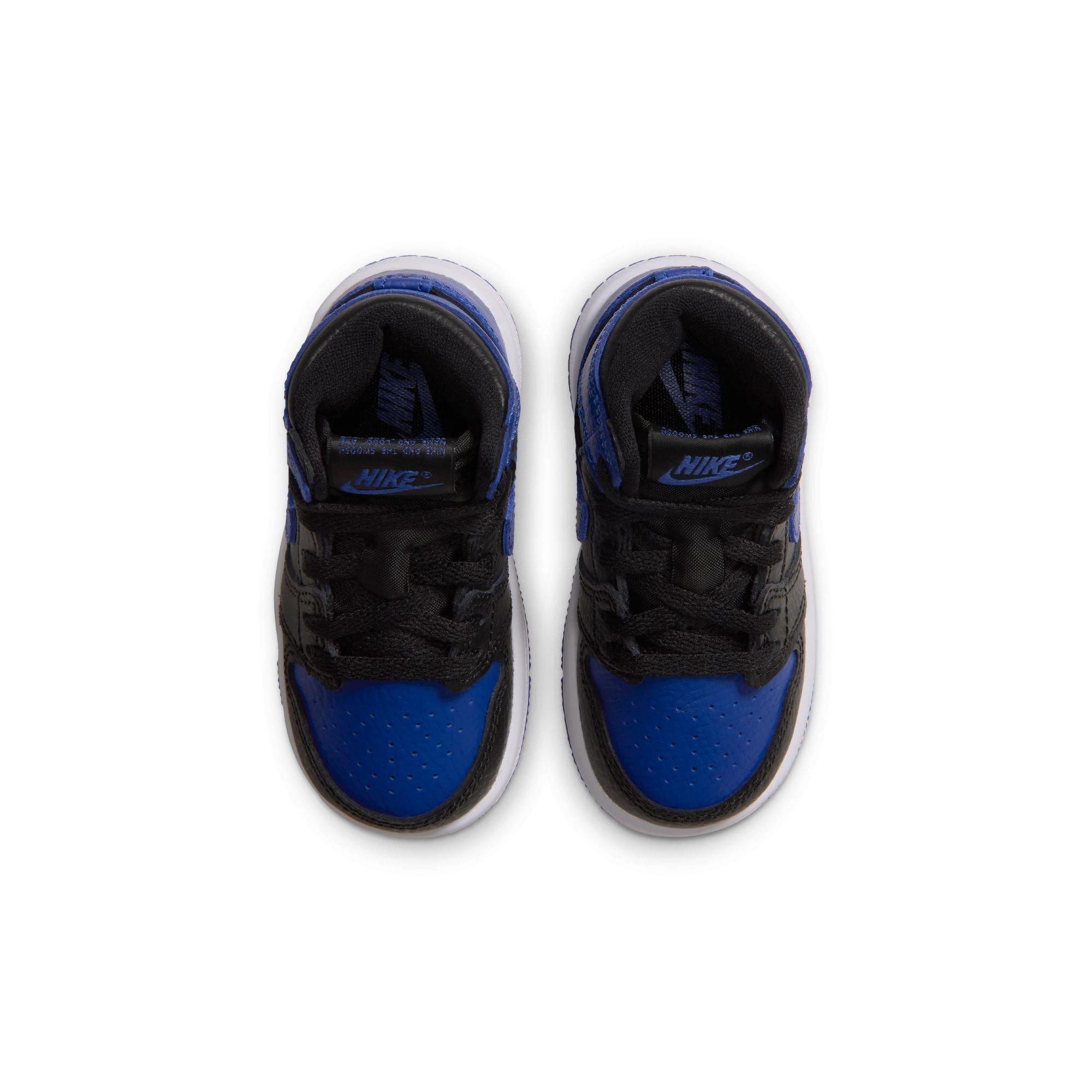 Jordan 1 Retro High OG "Royal" Toddler Kids' Shoe - BLACK/GAME ROYAL/WHITE