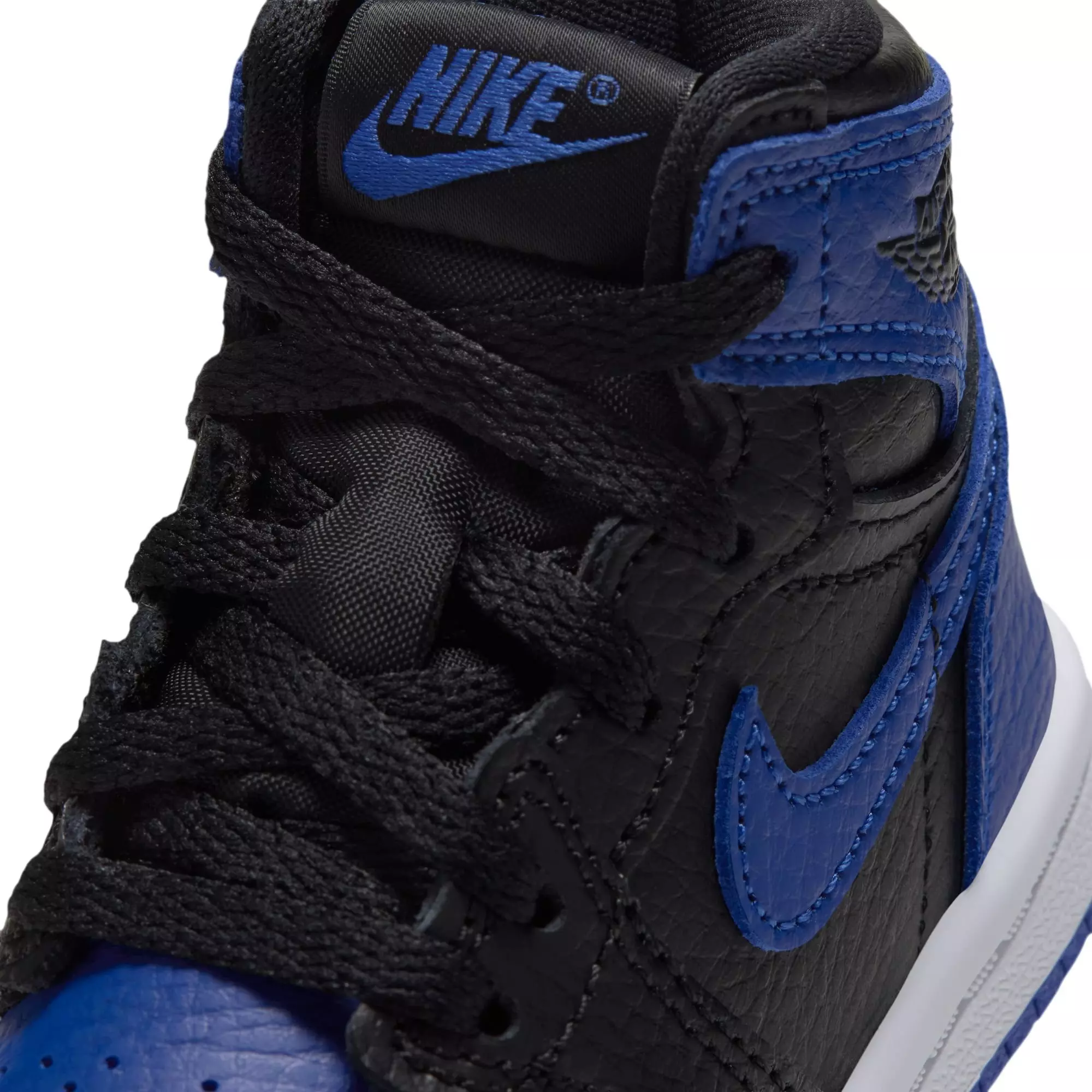 Jordan 1 Retro High OG "Royal" Toddler Kids' Shoe - BLACK/GAME ROYAL/WHITE