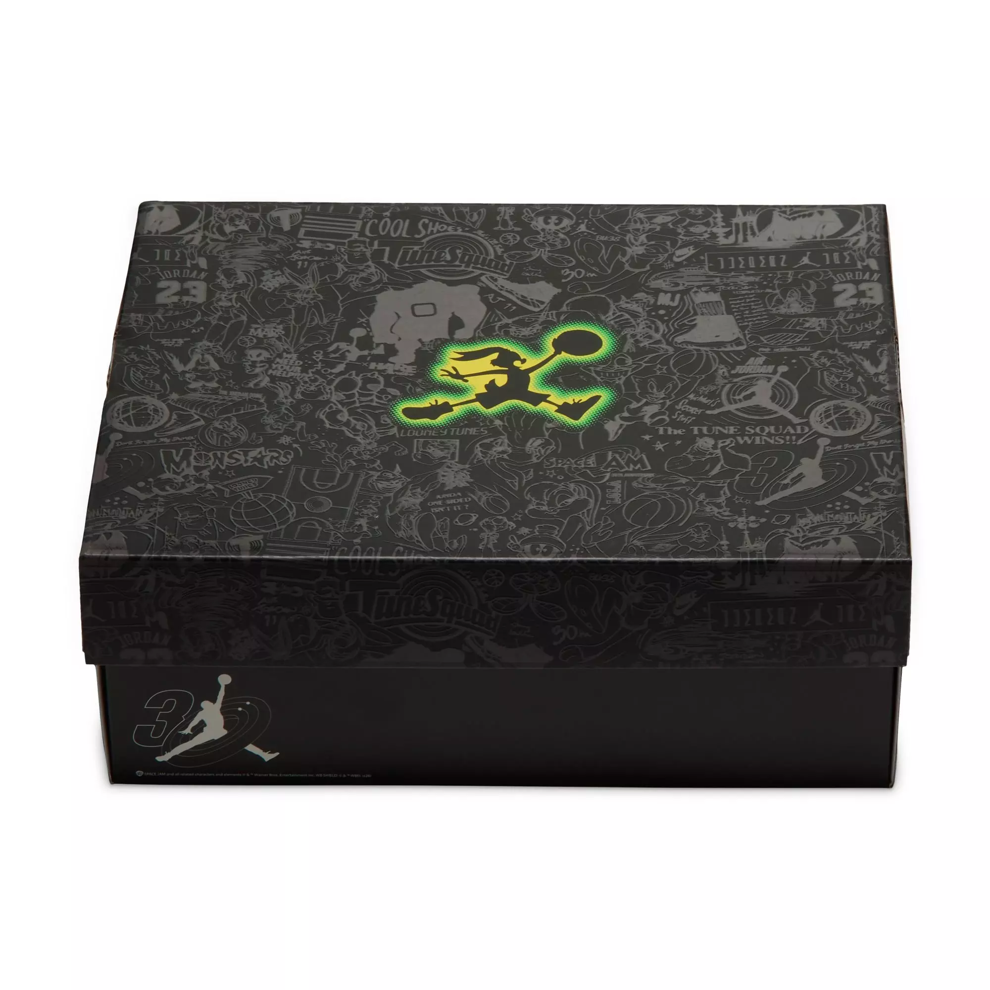 Jordan 1 Low SE "Magic Ball" Grade School Kids' Shoe - BLACK/METALLIC SILVER/ACTION GREEN