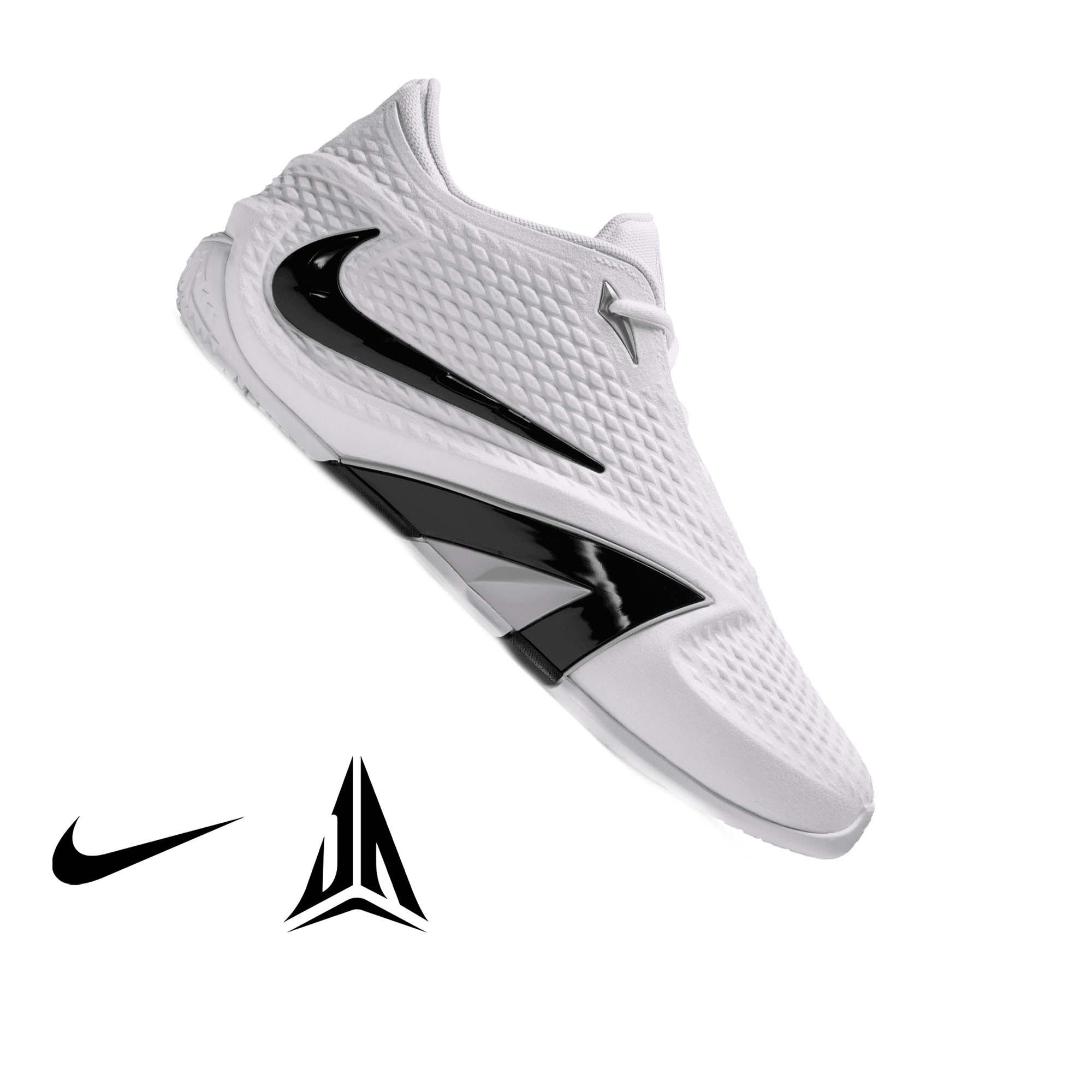 Nike Ja 4 "Phantom" Men's Basketball Shoe - WHITE/BLACK/COBALT BLISS/PHOTON DUST