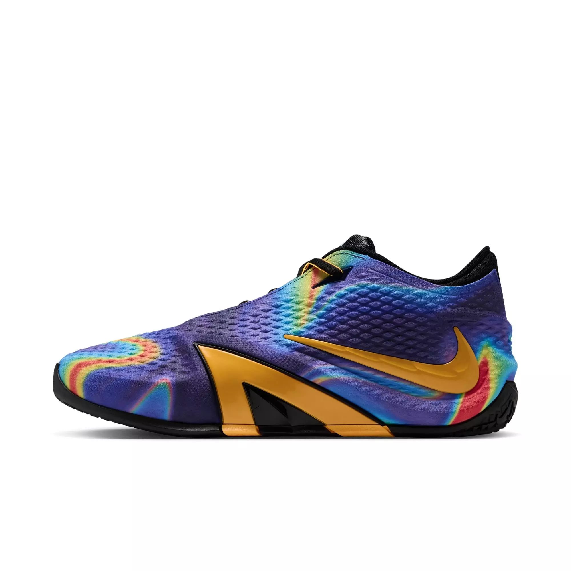 Nike Ja 4 "Heat Check" Men's Basketball Shoe - OBSIDIAN/TOTAL ORANGE/DARK IRIS/BLACK