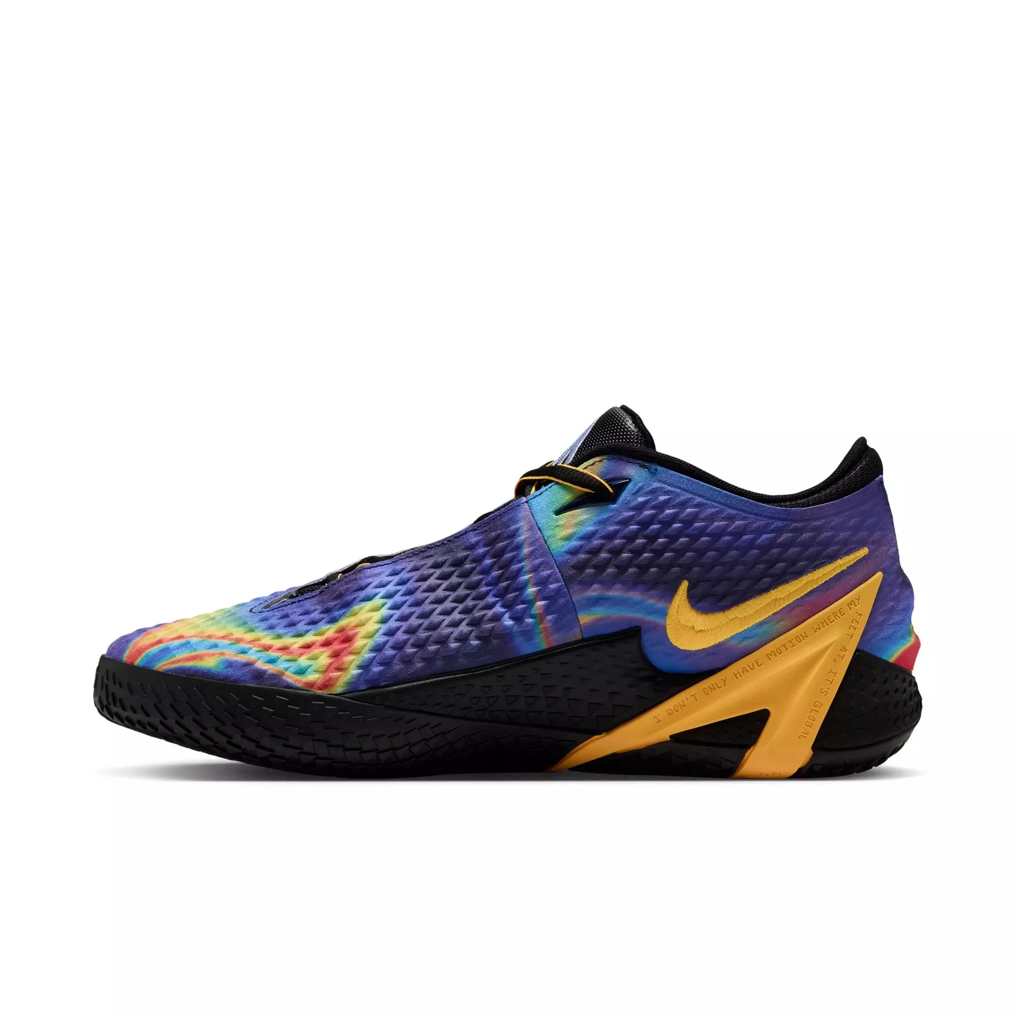 Nike Ja 4 "Heat Check" Men's Basketball Shoe - OBSIDIAN/TOTAL ORANGE/DARK IRIS/BLACK
