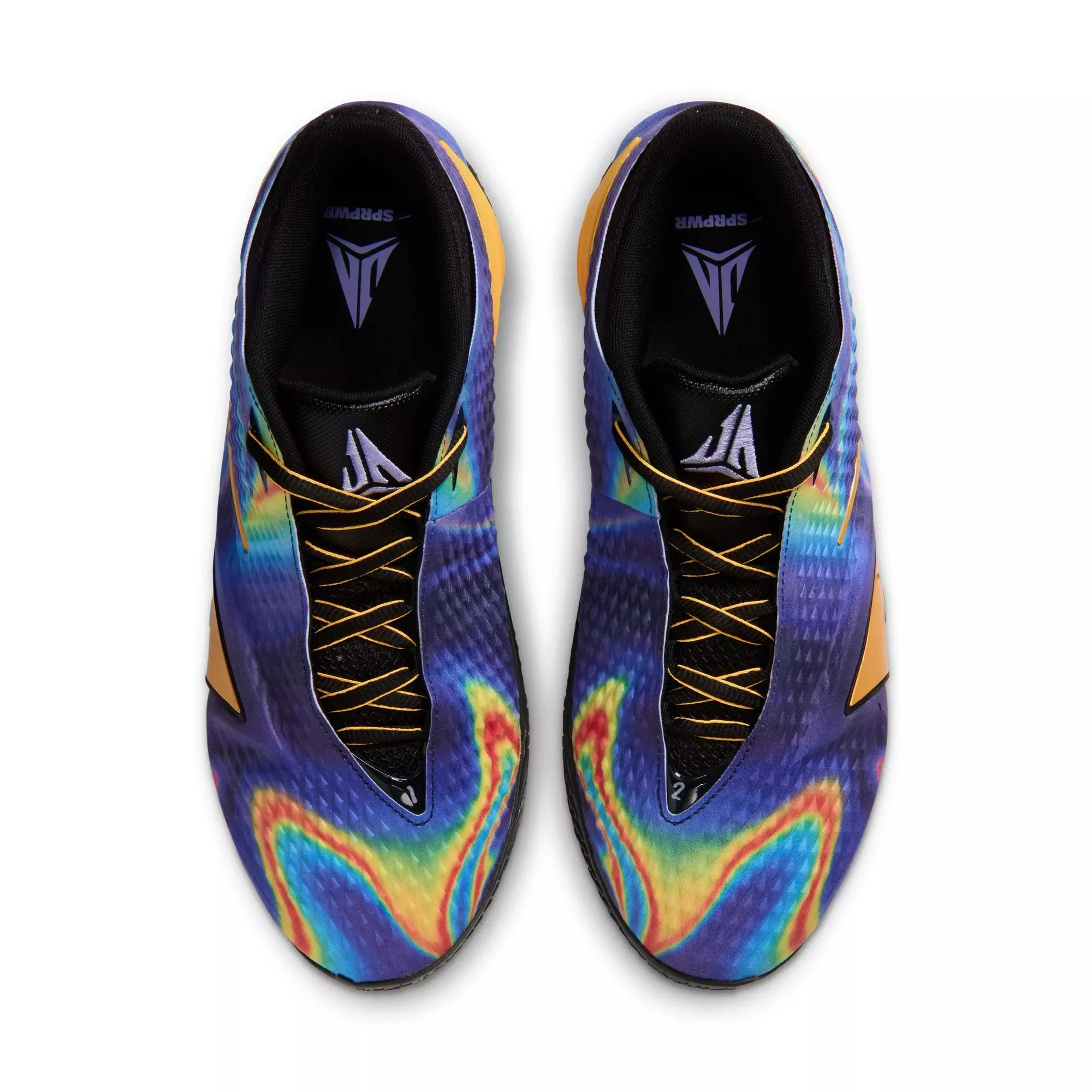 Nike Ja 4 "Heat Check" Men's Basketball Shoe - OBSIDIAN/TOTAL ORANGE/DARK IRIS/BLACK