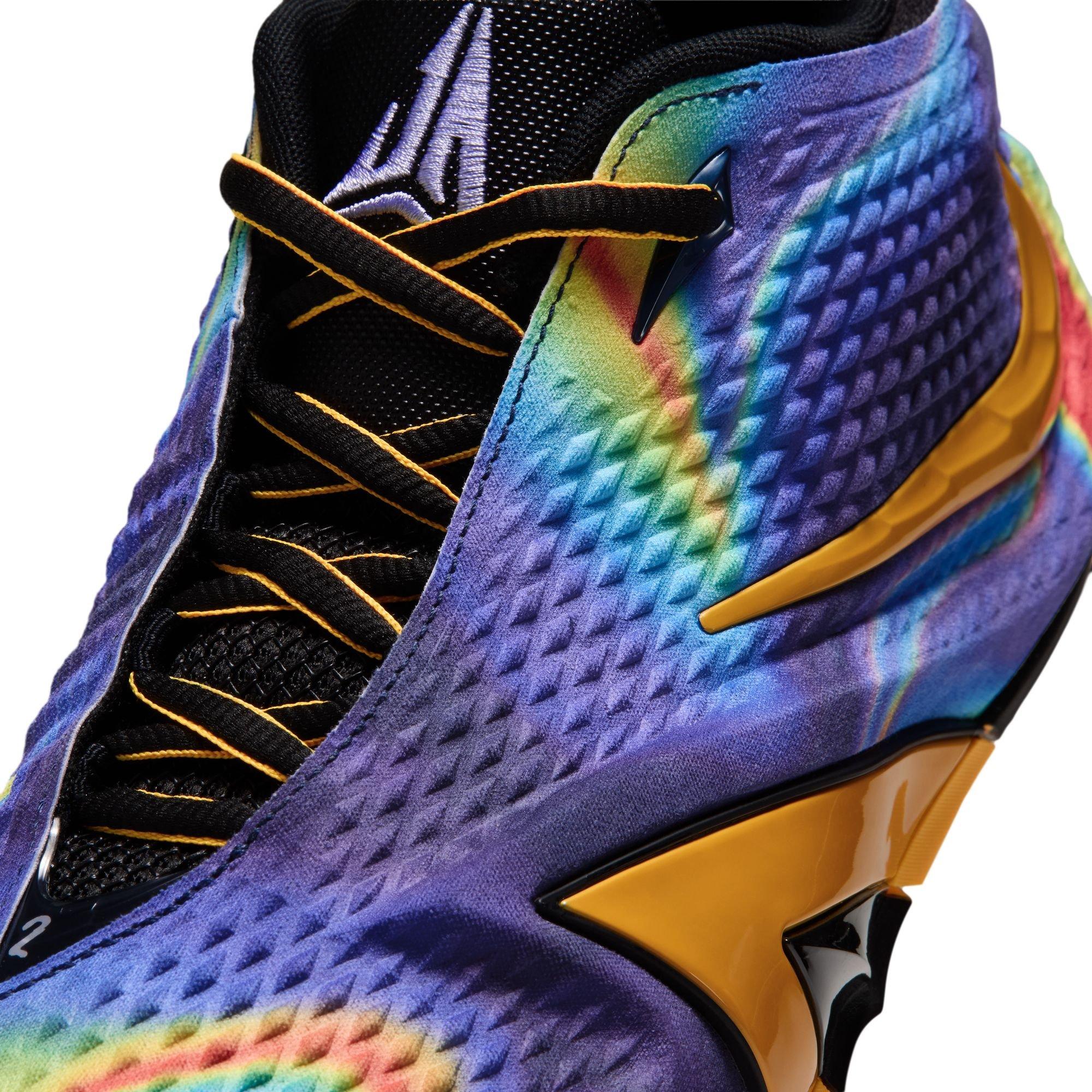 Nike Ja 4 "Heat Check" Men's Basketball Shoe - OBSIDIAN/TOTAL ORANGE/DARK IRIS/BLACK