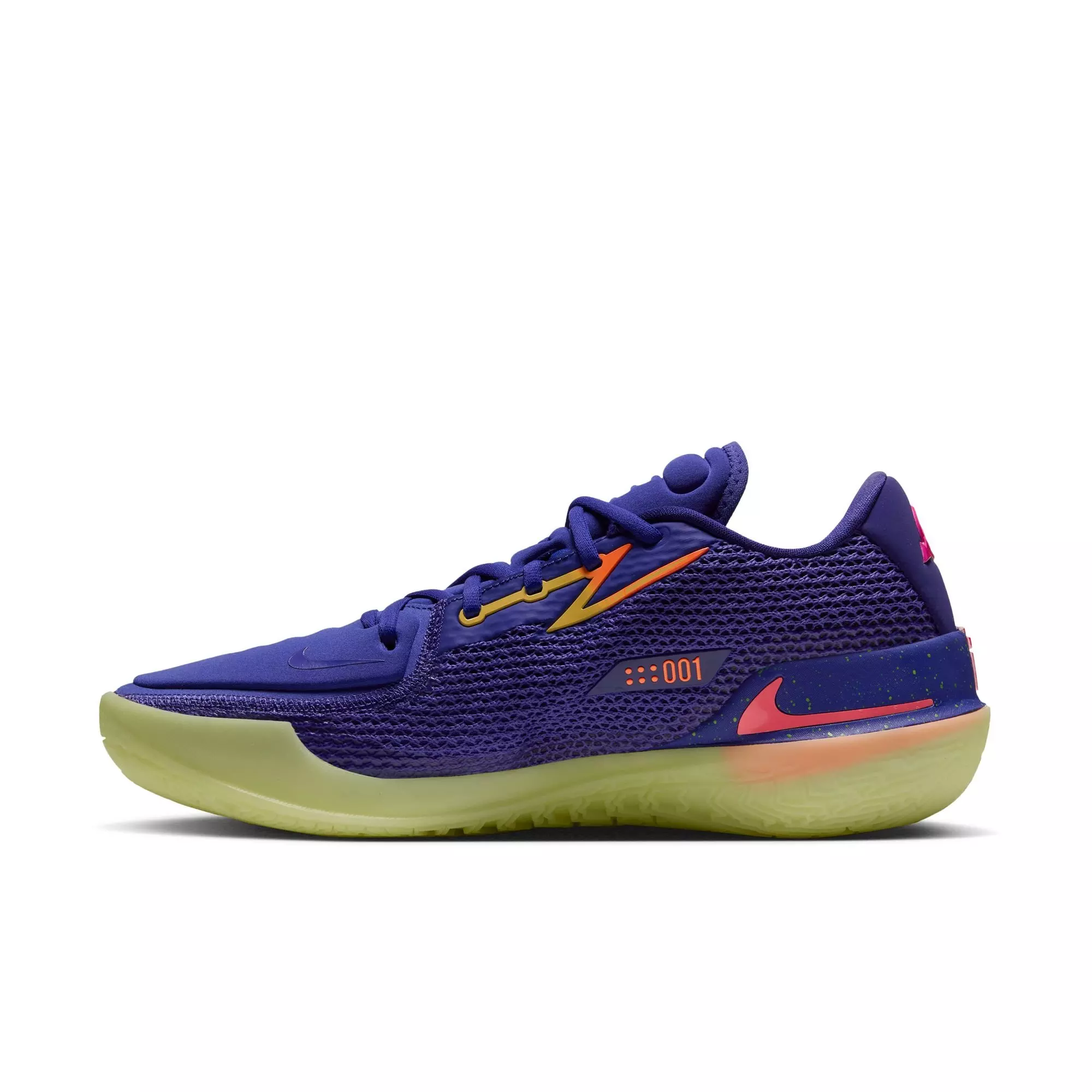 Nike G.T. Cut "Nova" Men's Basketball Shoe - PURPLE COMET/LASER FUCHSIA/TOPAZ GOLD