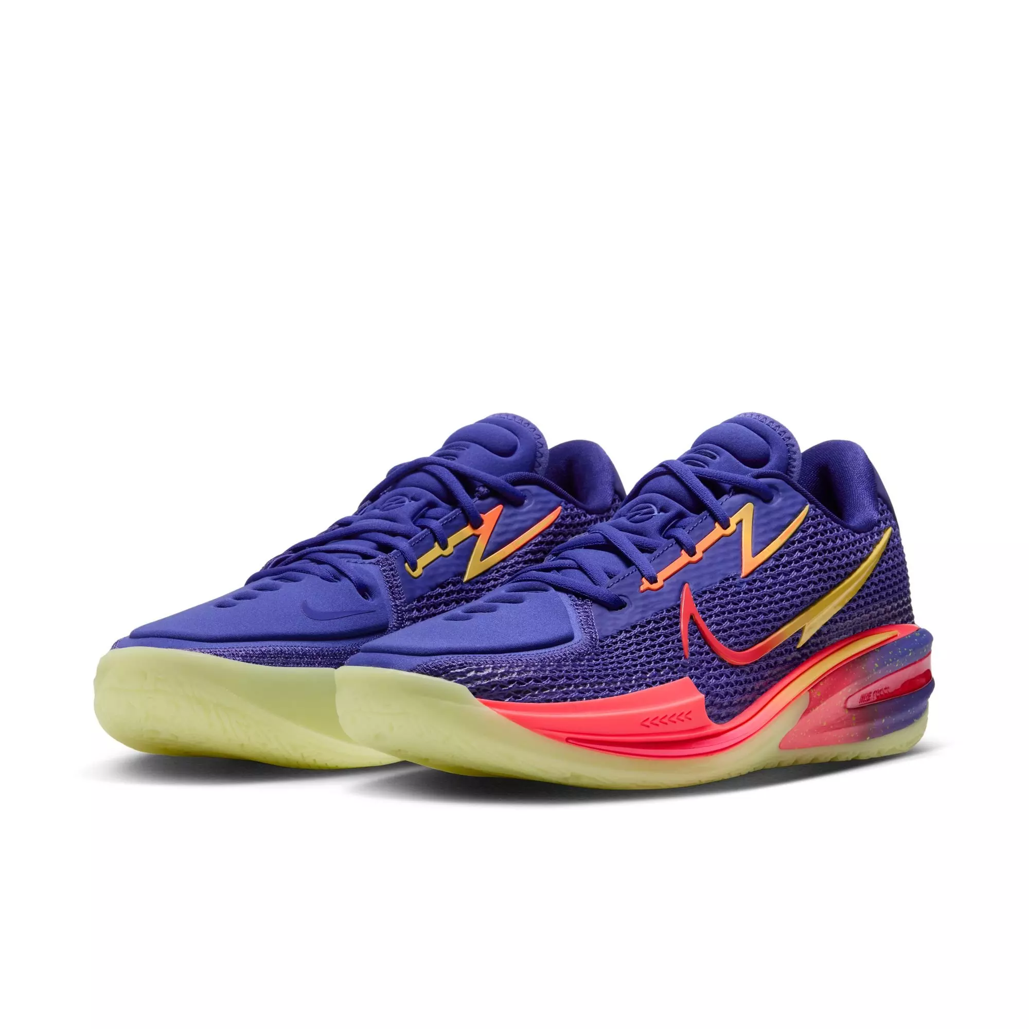Nike G.T. Cut "Nova" Men's Basketball Shoe - PURPLE COMET/LASER FUCHSIA/TOPAZ GOLD