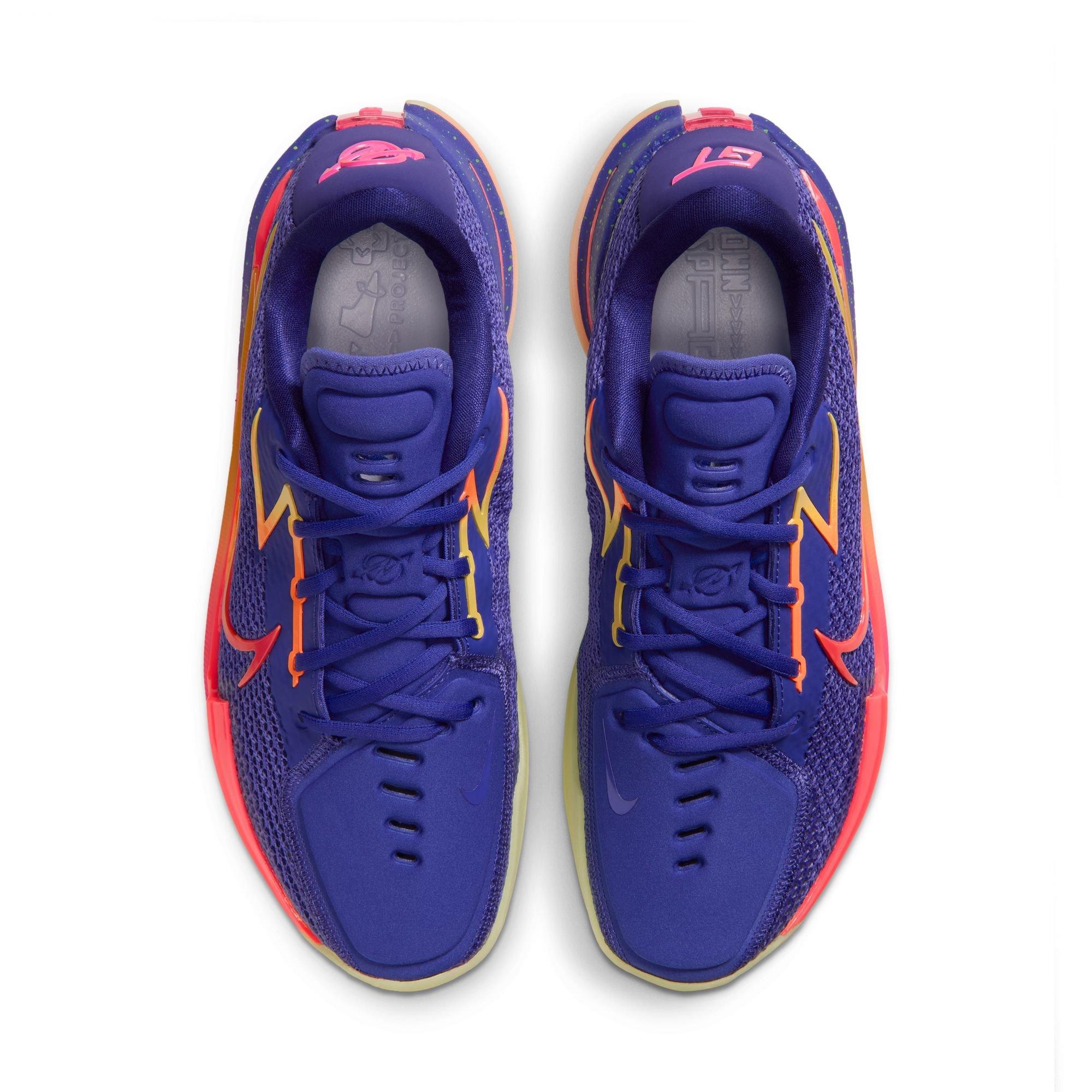 Nike G.T. Cut "Nova" Men's Basketball Shoe - PURPLE COMET/LASER FUCHSIA/TOPAZ GOLD