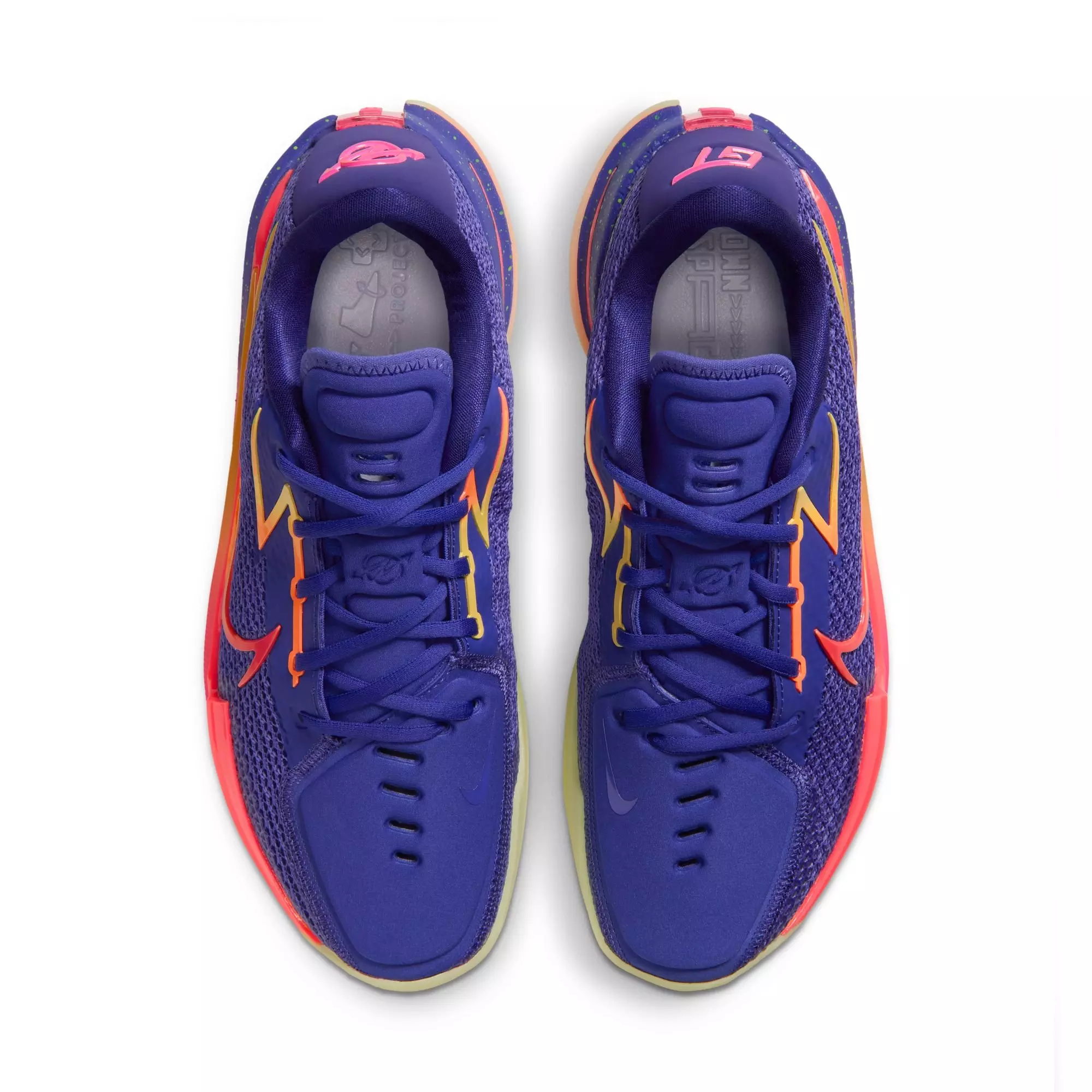 Nike G.T. Cut "Nova" Men's Basketball Shoe - PURPLE COMET/LASER FUCHSIA/TOPAZ GOLD
