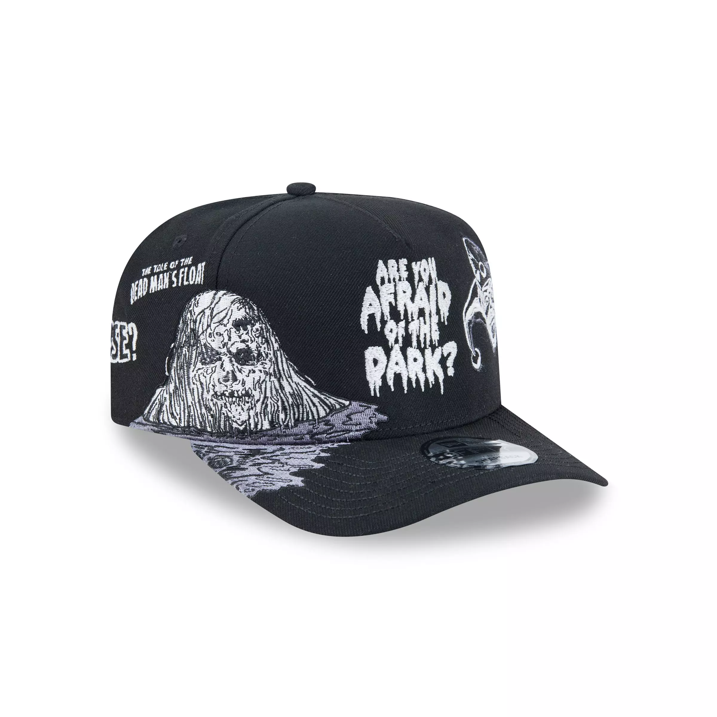 New Era 9FIFTY A-Frame Are You Afraid Snapback Hat - Black - BLACK