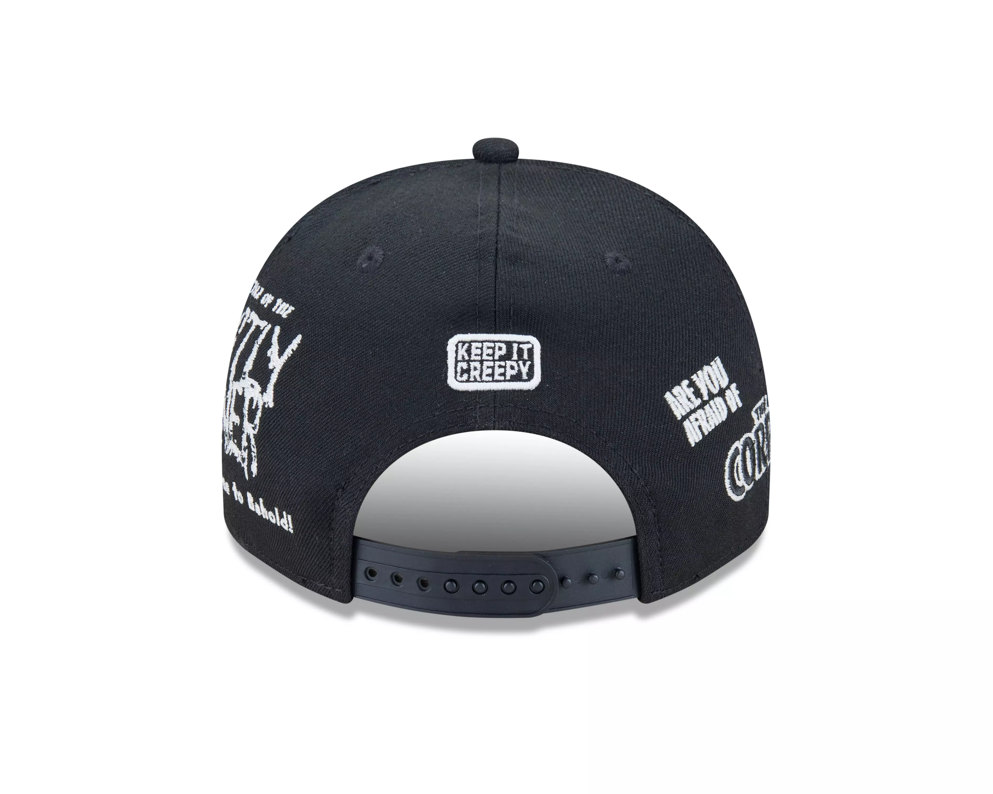 New Era 9FIFTY A-Frame Are You Afraid Snapback Hat - Black - BLACK