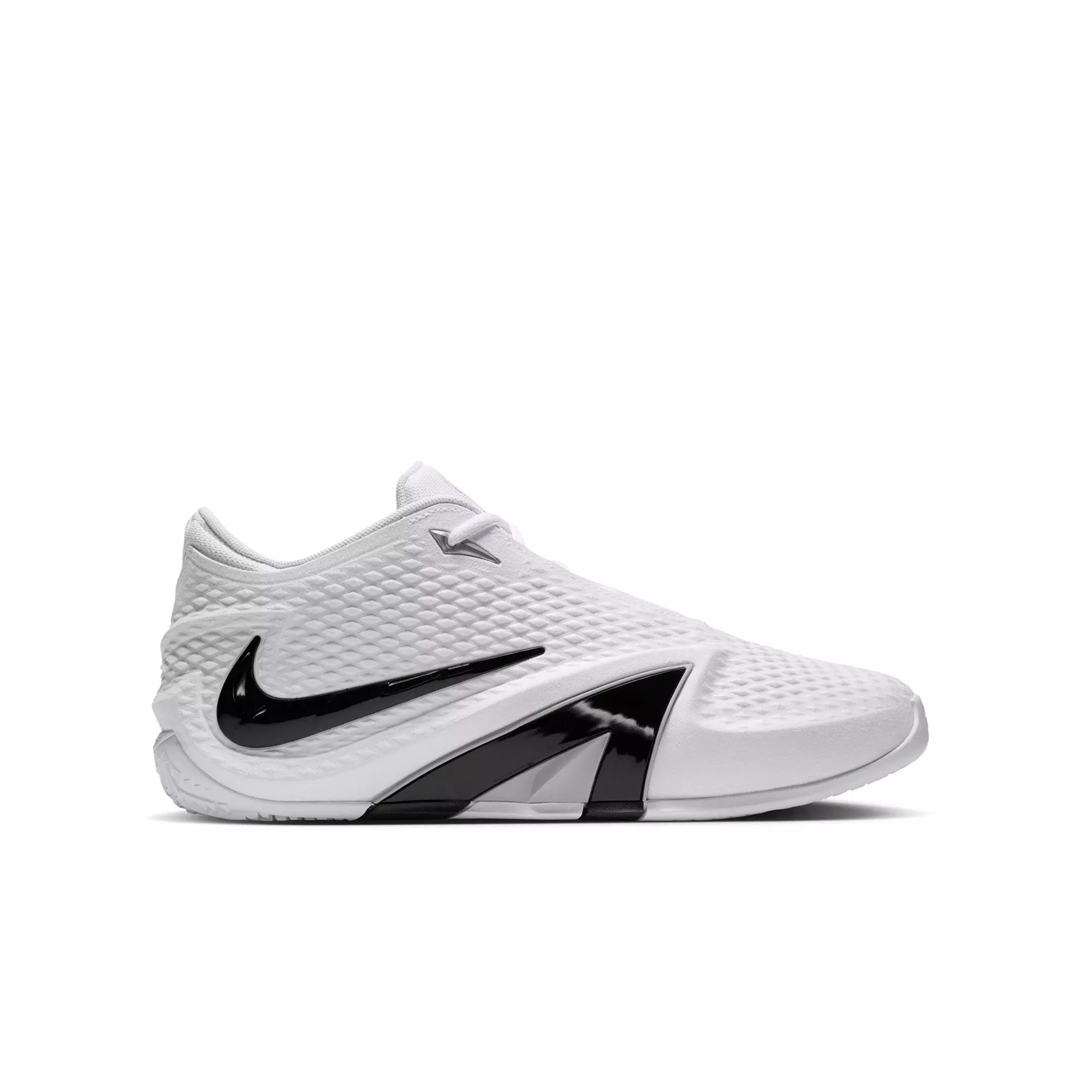 Nike Ja 4 "Phantom" Grade School Kids' Basketball Shoe - WHITE/BLACK/COBALT BLISS