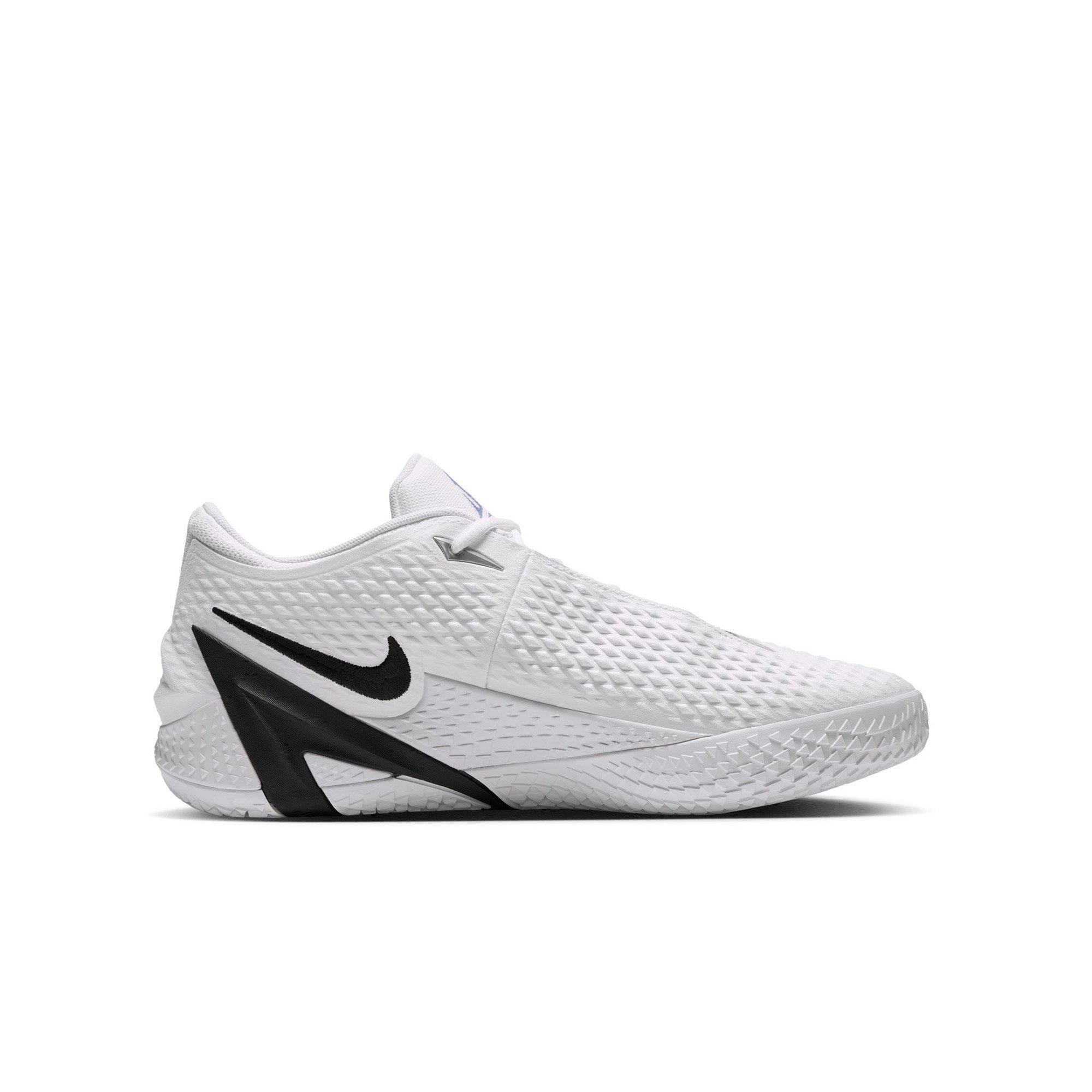 Nike Ja 4 "Phantom" Grade School Kids' Basketball Shoe - WHITE/BLACK/COBALT BLISS