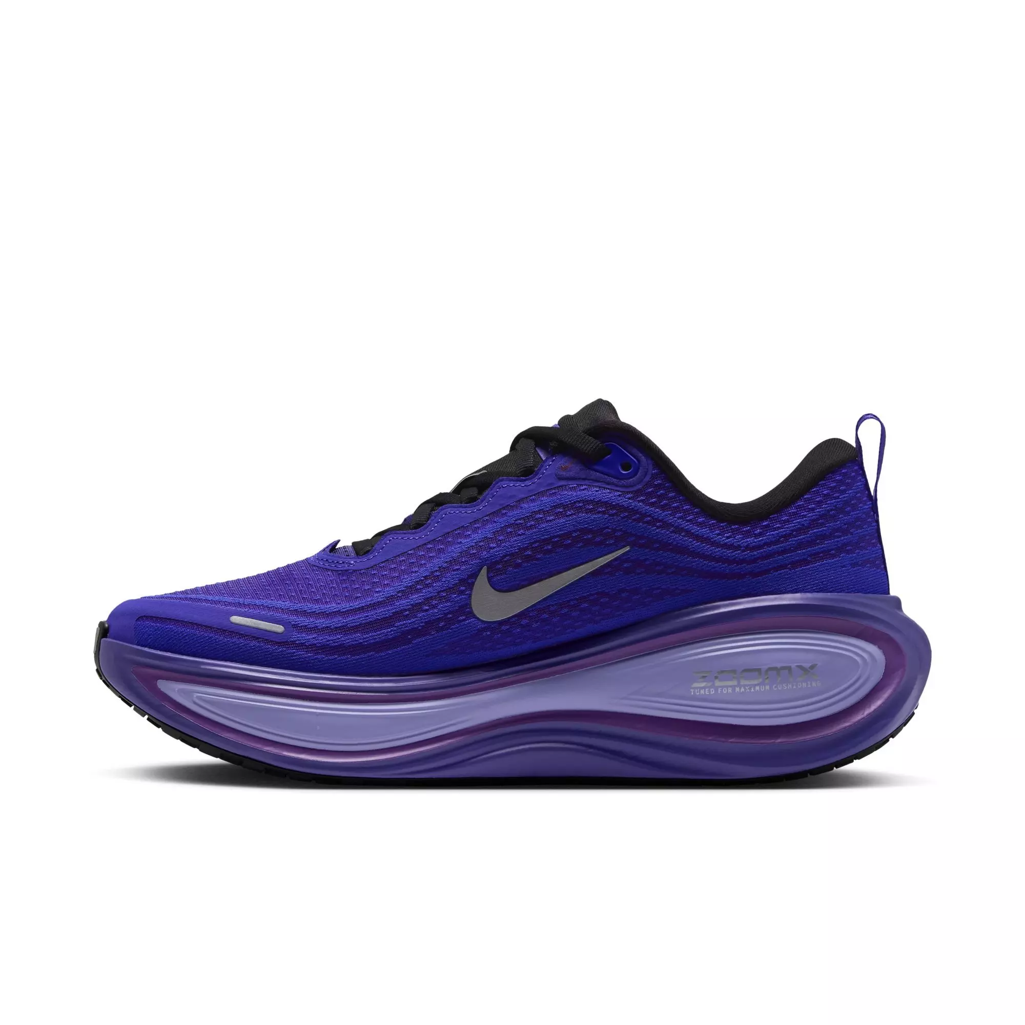 Nike Vomero Plus "Persian Violet" Women's Road Running Shoe - BLACK/METALLIC SILVER/PERSIAN VIOLET
