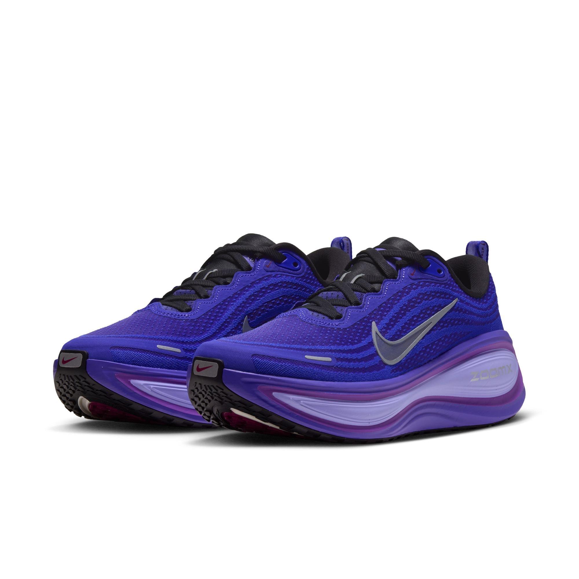 Nike Vomero Plus "Persian Violet" Women's Road Running Shoe - BLACK/METALLIC SILVER/PERSIAN VIOLET
