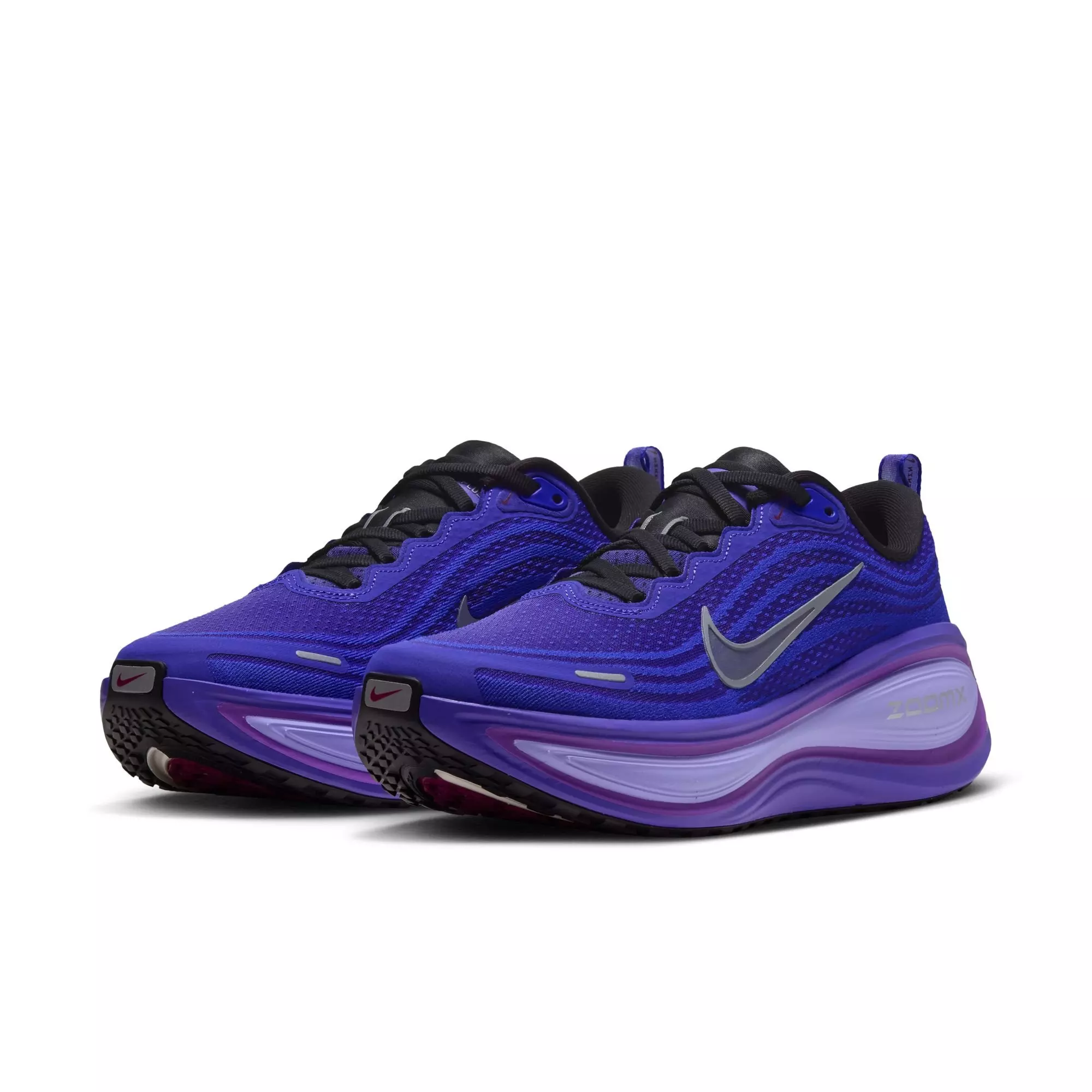 Nike Vomero Plus "Persian Violet" Women's Road Running Shoe - BLACK/METALLIC SILVER/PERSIAN VIOLET