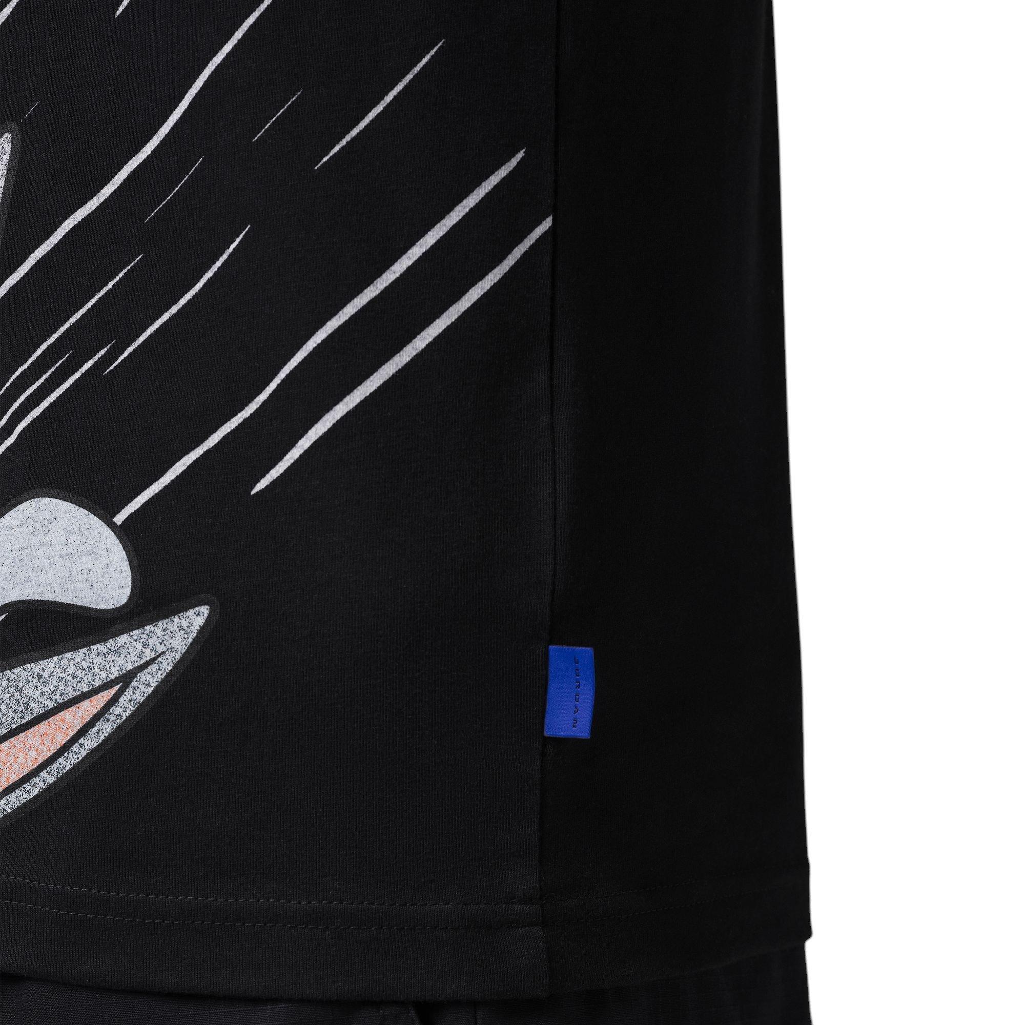 Jordan Brooklyn Bugs Bunny "Space Jam" Men's Crew-Neck Tee - BLACK